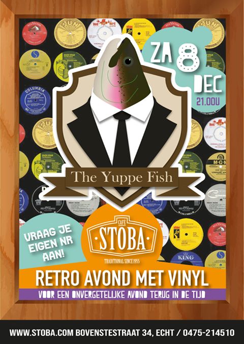 stoma 8 December 2018 retro DJ Yuppe Fish Vinyl Avond