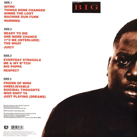 Notorious BIG, The - Ready To Die