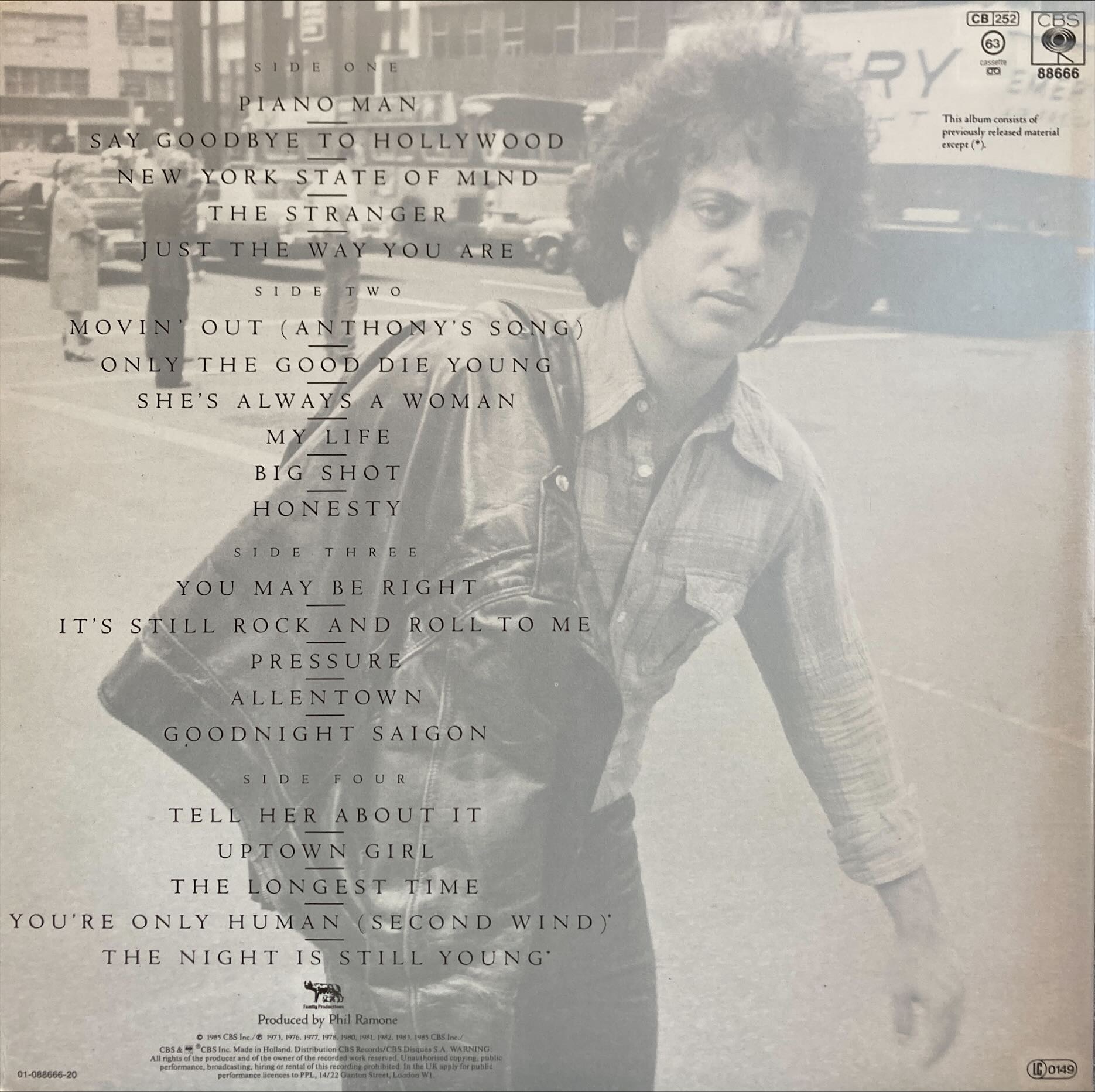 Billy Joel - Greatest Hits Volume I & Volume II