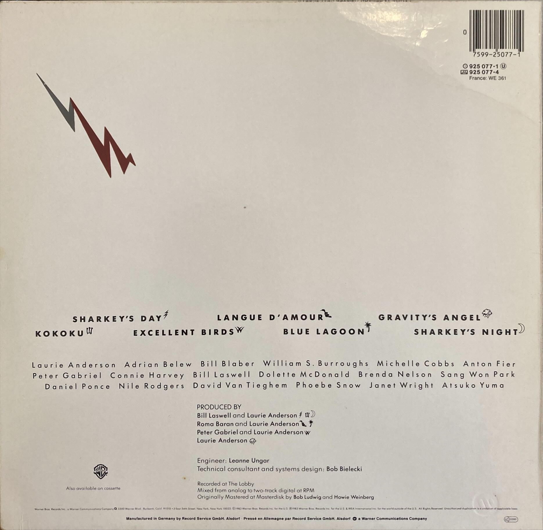 Laurie Anderson - Mister Heartbreak