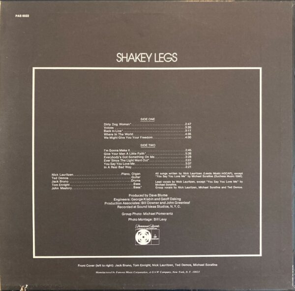 Shakey Legs - Shakey Legs