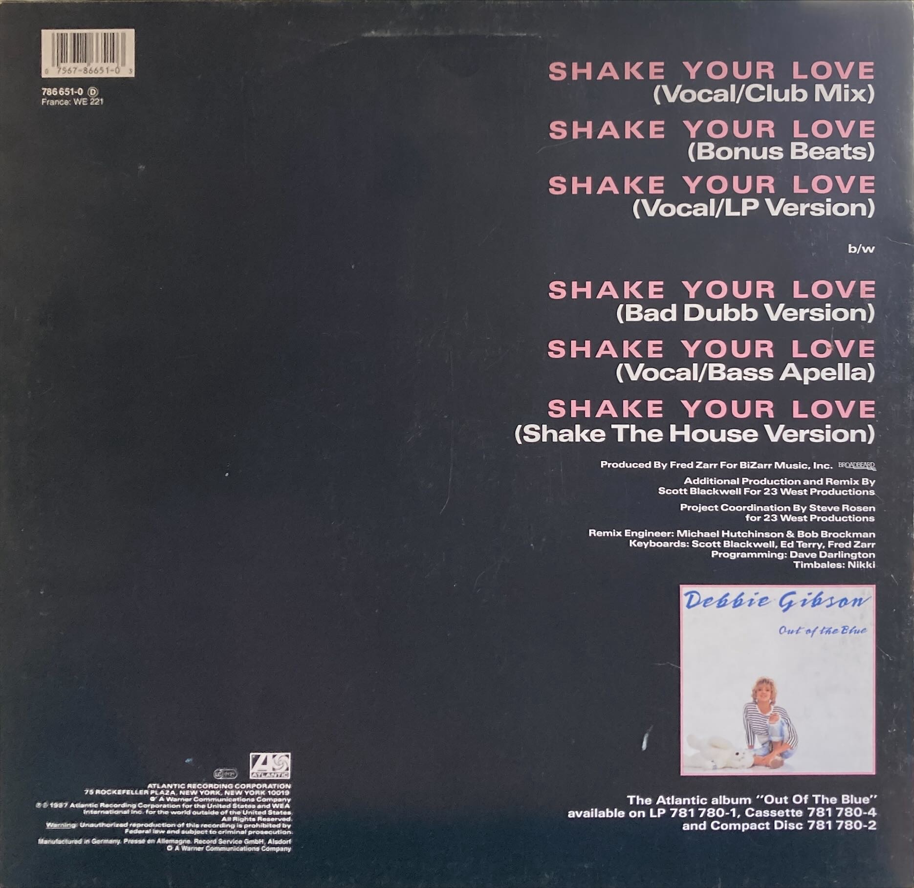 Debbie Gibson - Shake Your Love