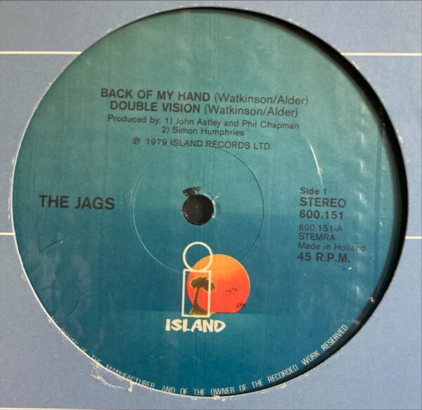 Jags, The - Back Of My Hand / Double Vision