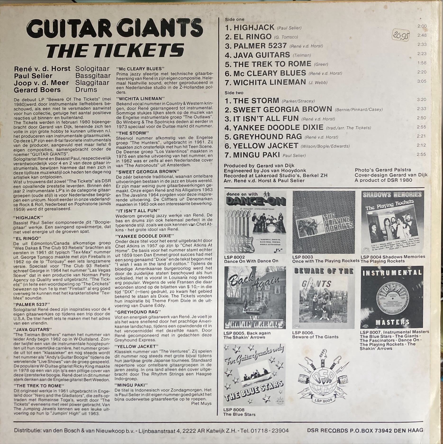 Tickets, The - Guitar Giants