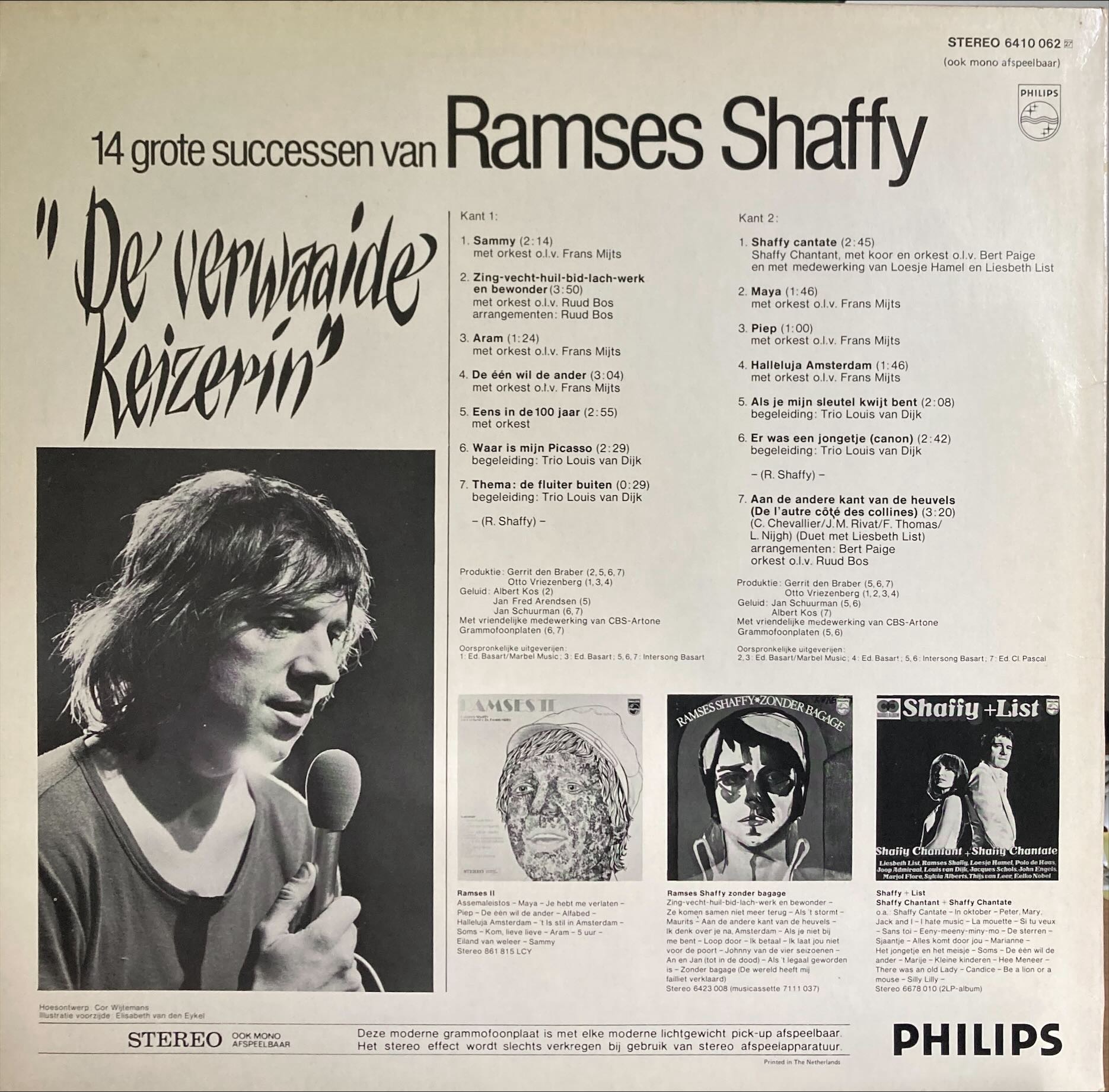 Ramses Shaffy - De Verwaaide Keizerin - 14 Grote Successen Van Ramses Shaffy