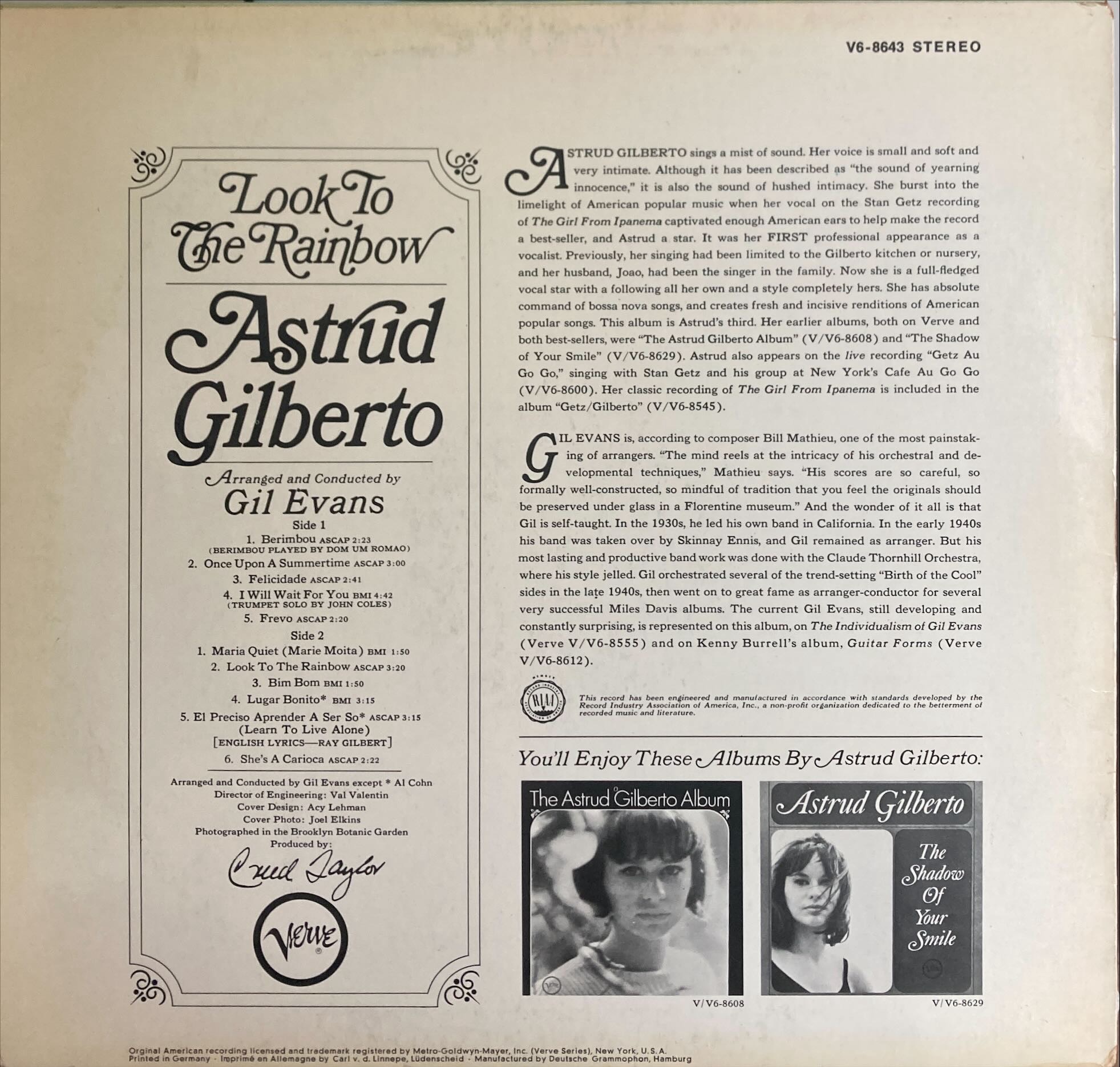 Astrud Gilberto - Look To The Rainbow