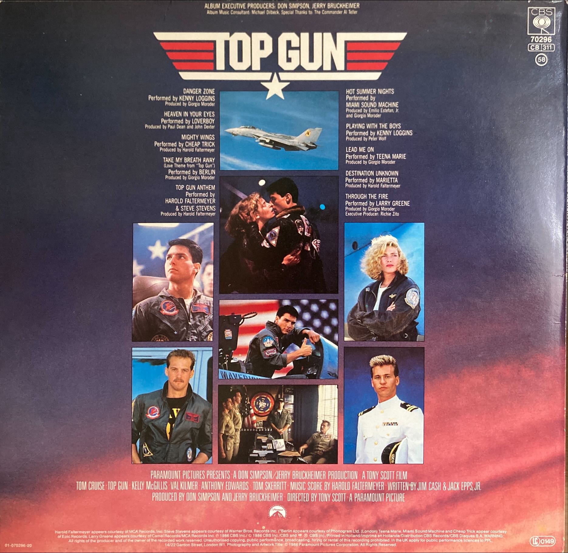 Various - Top Gun (Original Motion Picture Soundtrack)