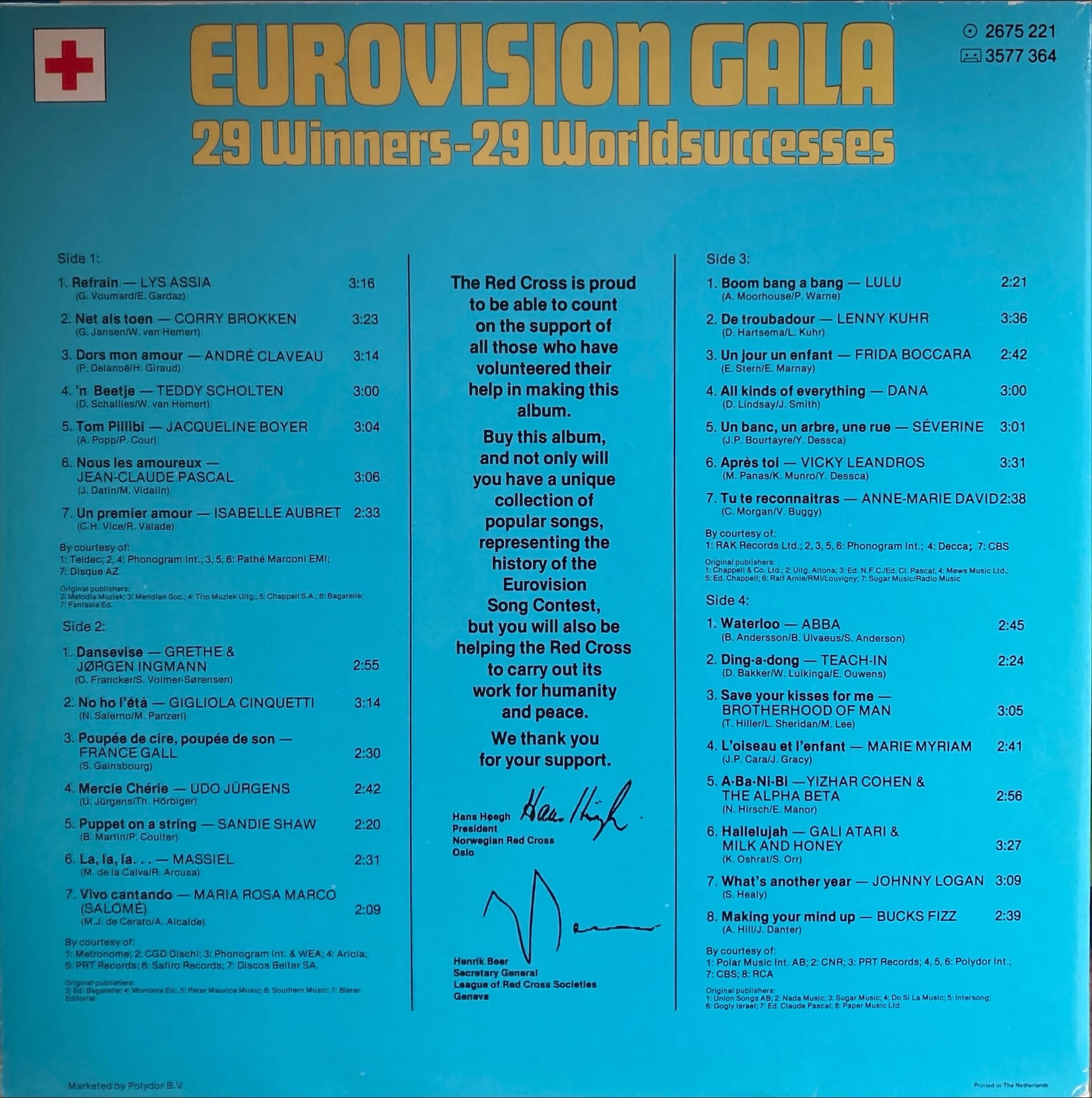 Eurovision Gala - 29 Winners - 29 Worldsuccesses