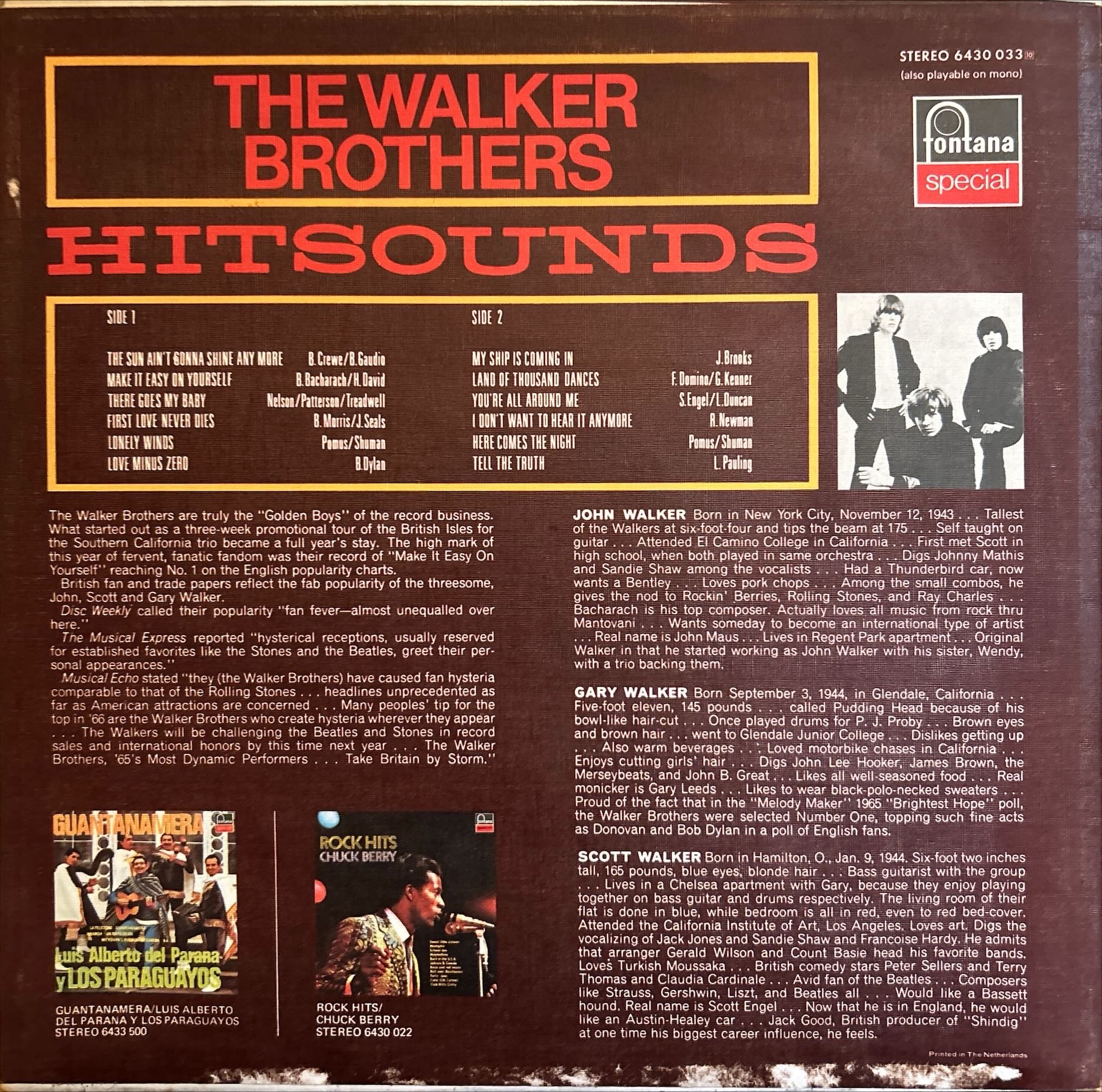 Walker Brothers, The - Hitsounds