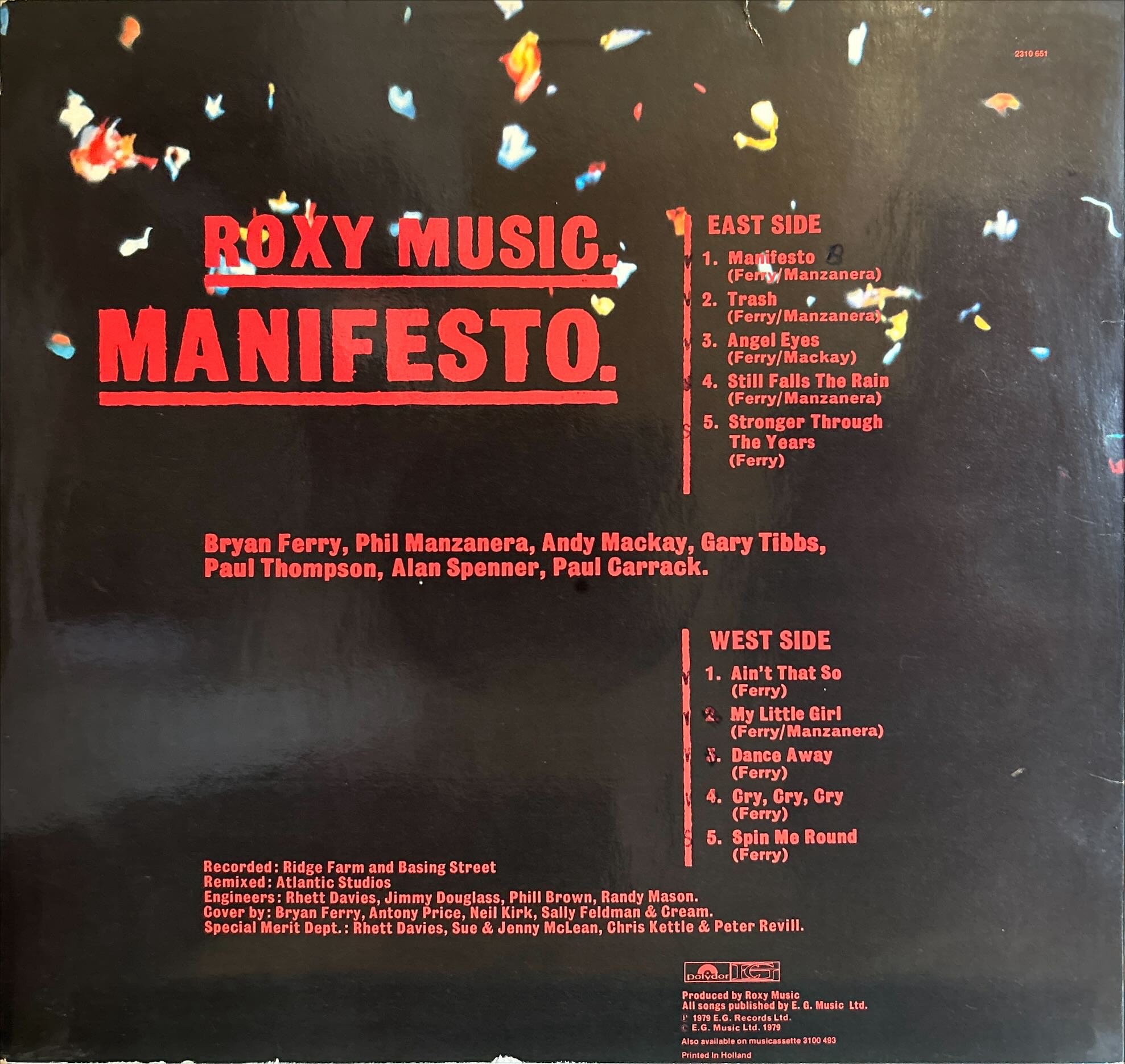 Roxy Music - Manifesto