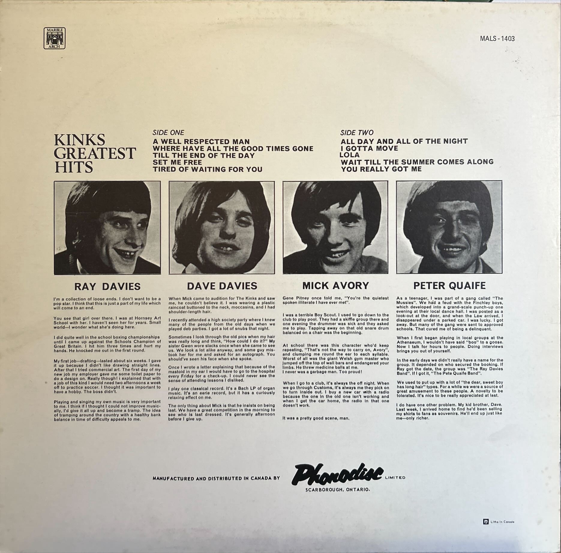 Kinks, The - Kinks Greatest Hits