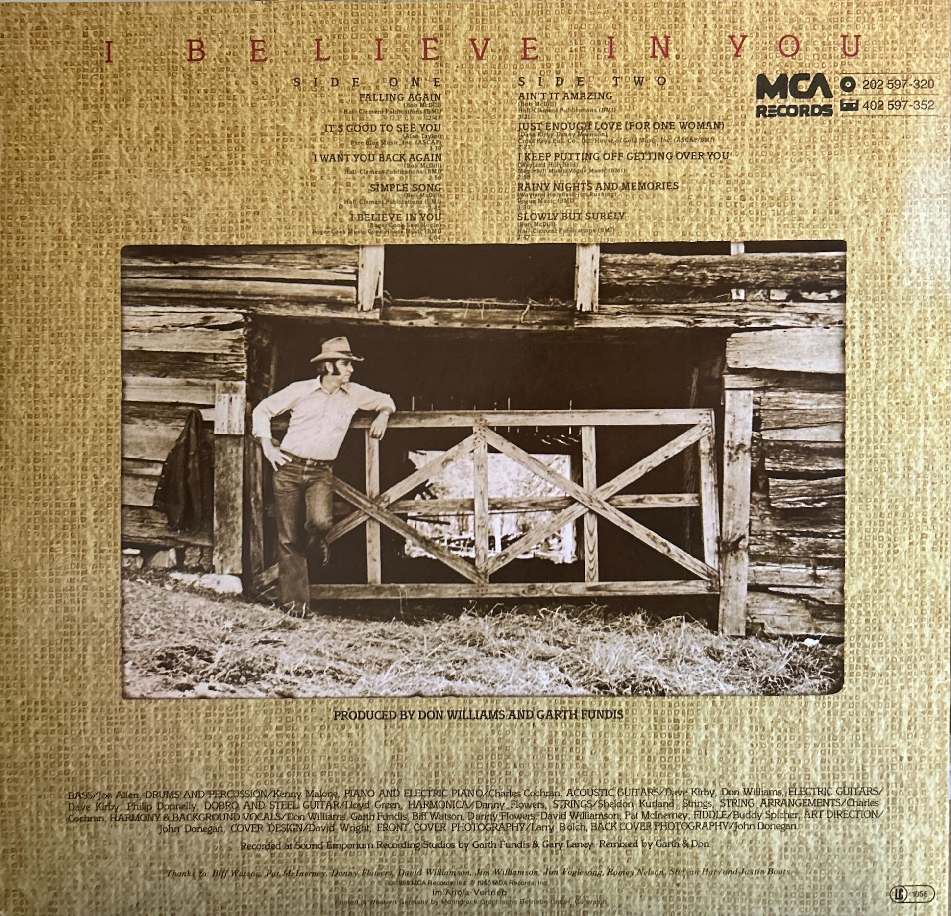 Don Williams - I Believe In You