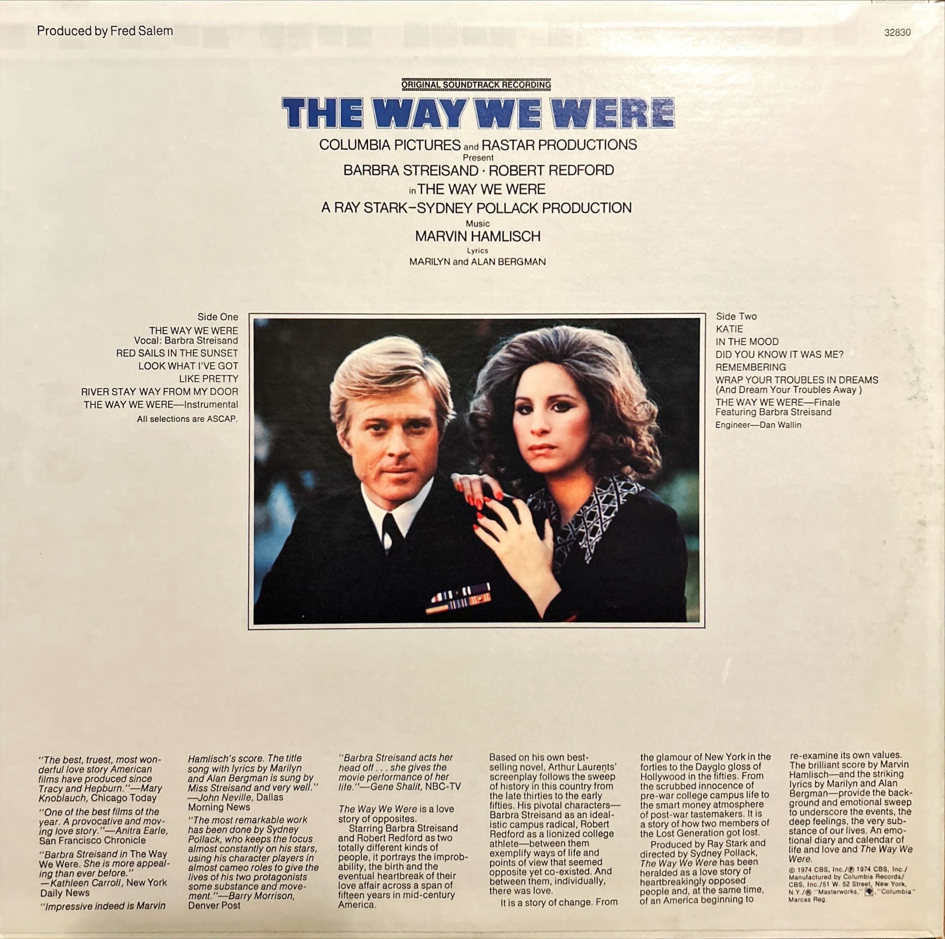 Marvin Hamlisch - Way We Were, The (Original Soundtrack Recording)