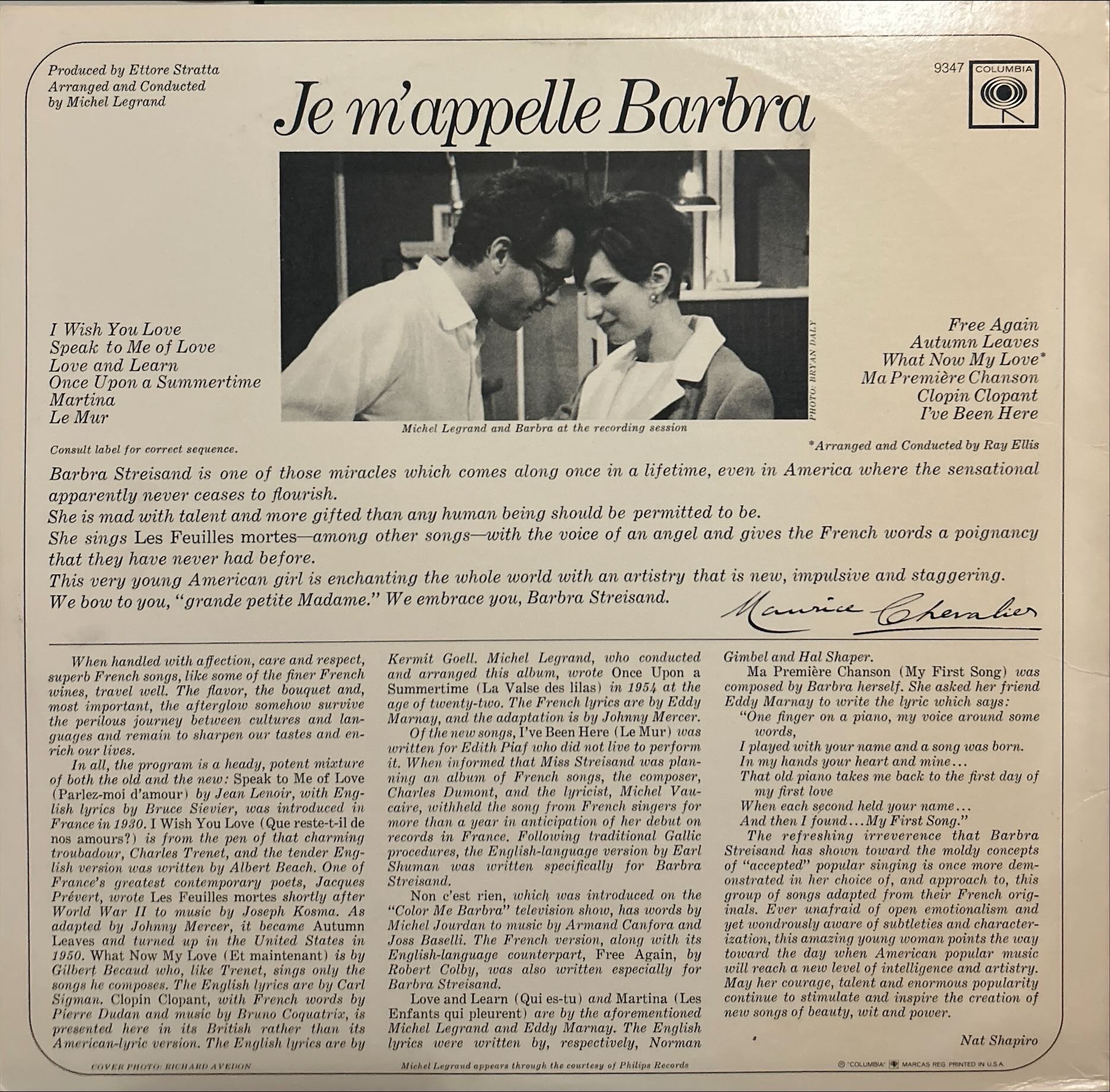 Barbra Streisand - Je M'appelle Barbra