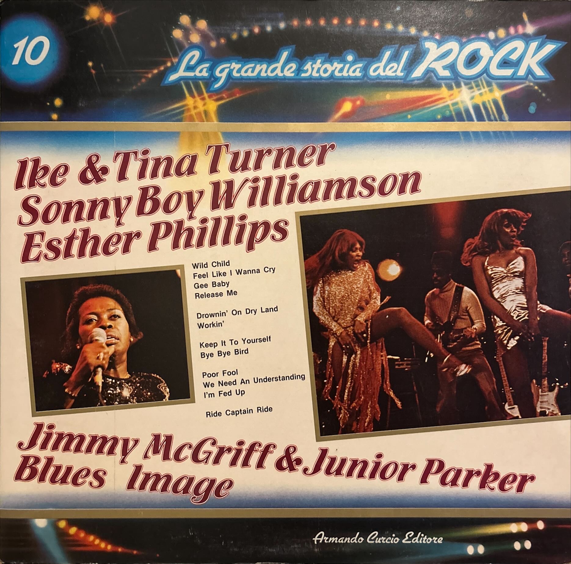 La Grande Storia Del Rock - 10 - Esther Phillips / Jimmy McGriff / Little Junior Parker / Sonny Boy Williamson / Ike & Tina Turner / Blues Image