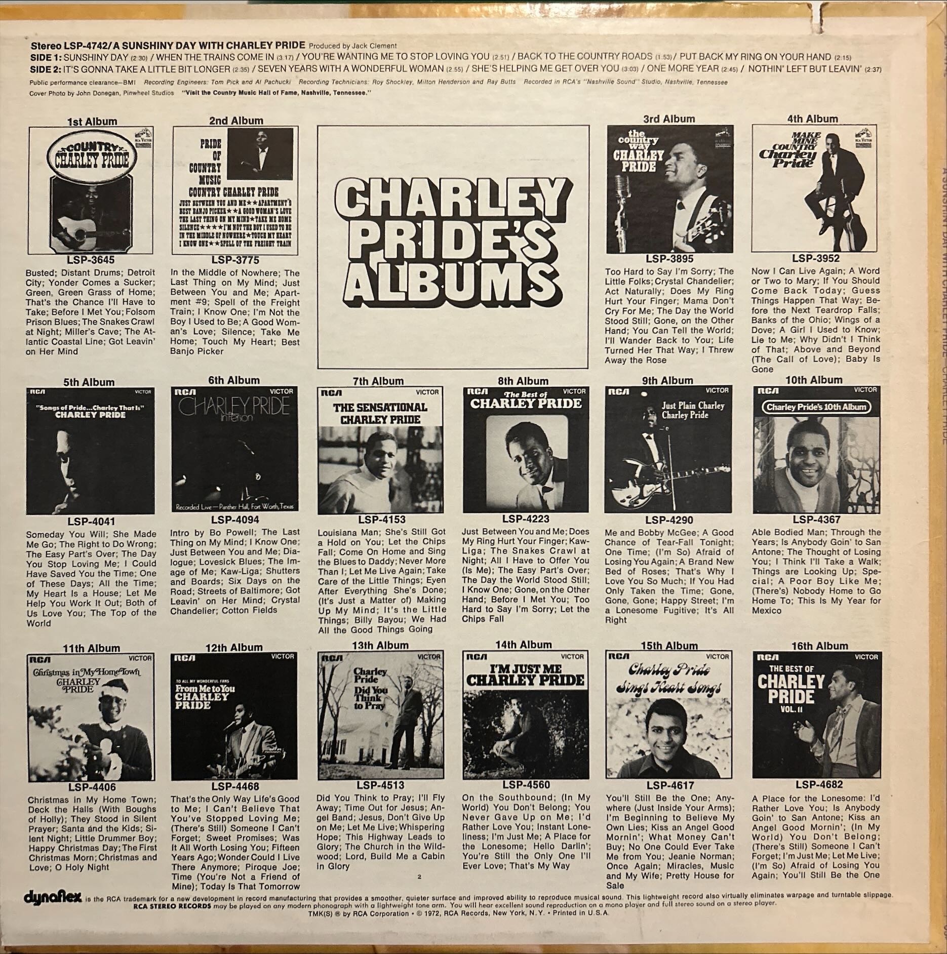 Charley Pride - Sunshiny Day With Charley Pride, A