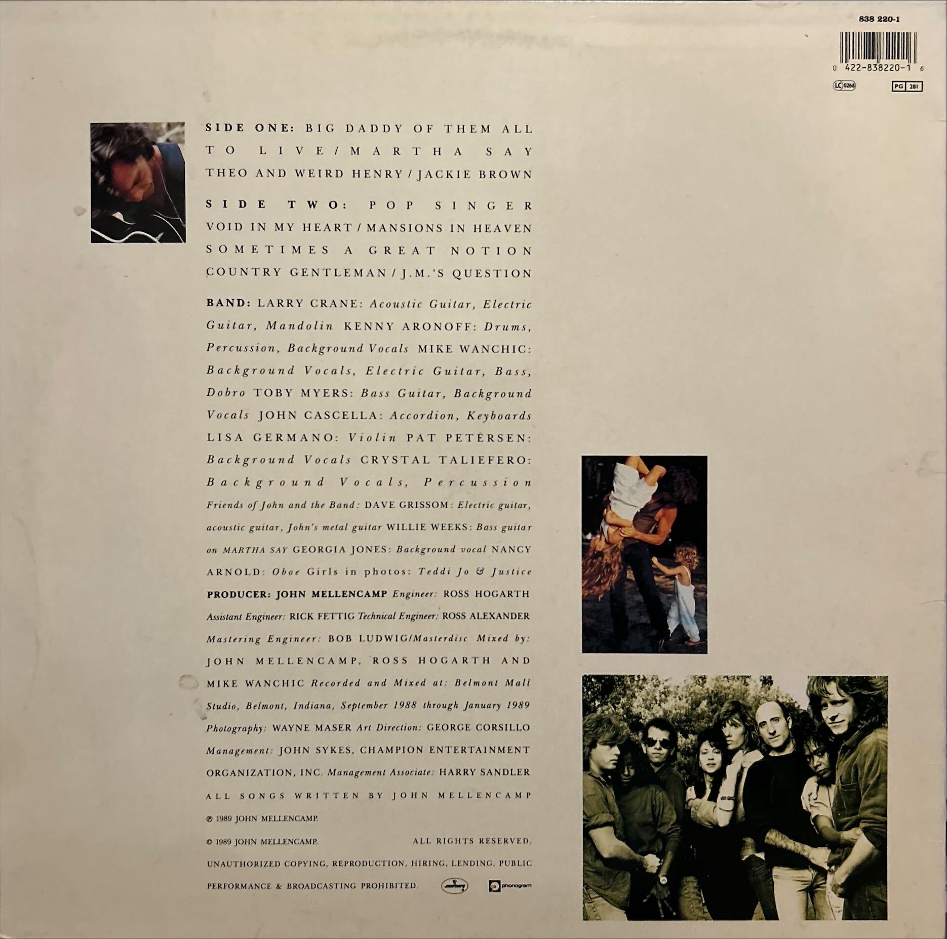 John Cougar Mellencamp - Big Daddy