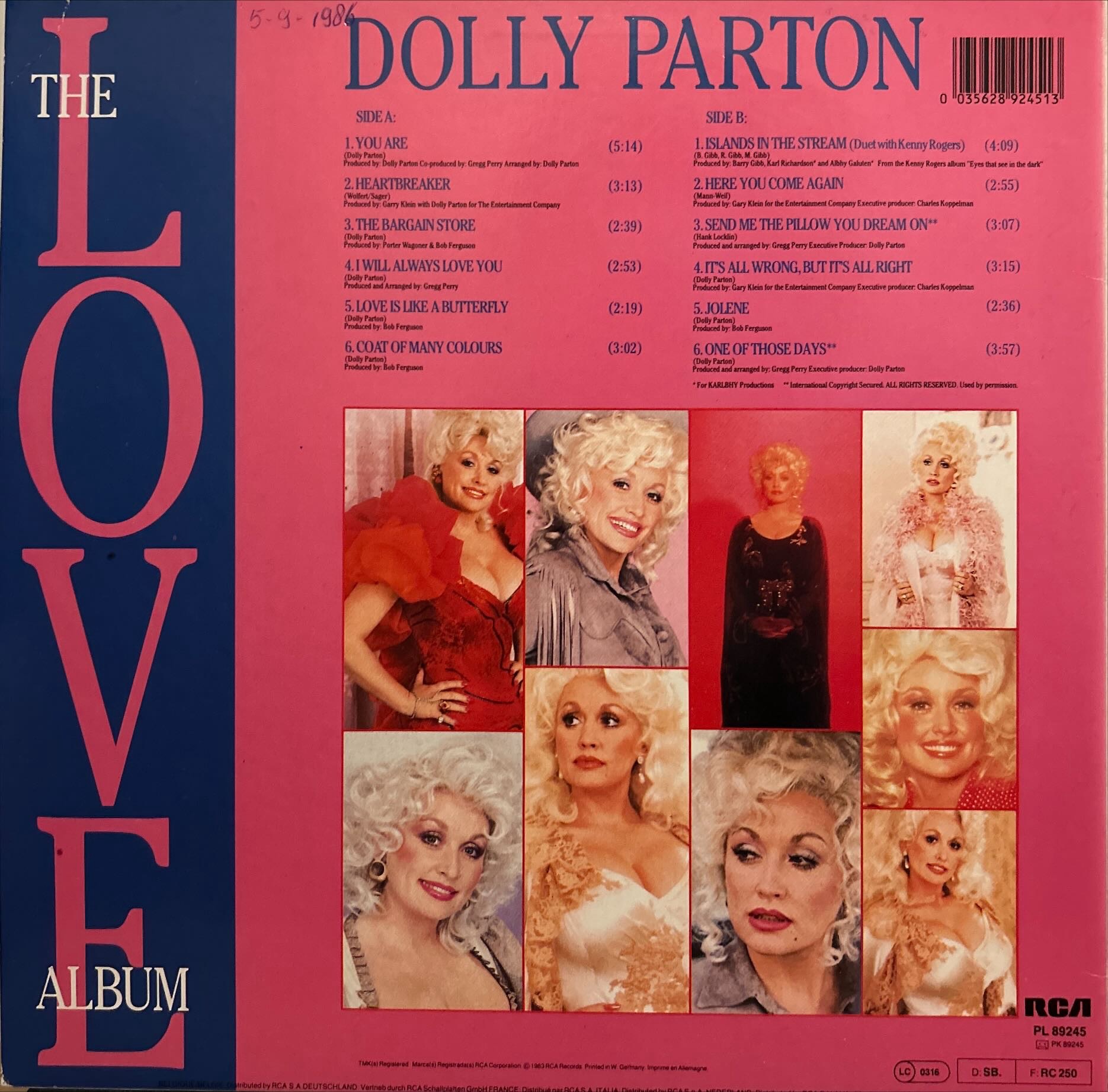 Dolly Parton - Love Album, The