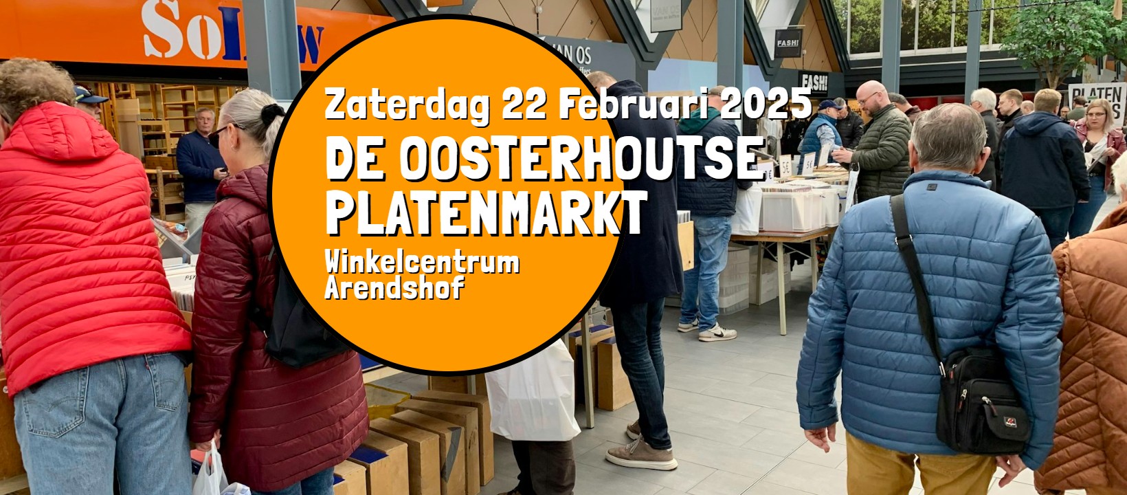Robbies Records Oosterhout platenbeurs 22 februari Arendshof