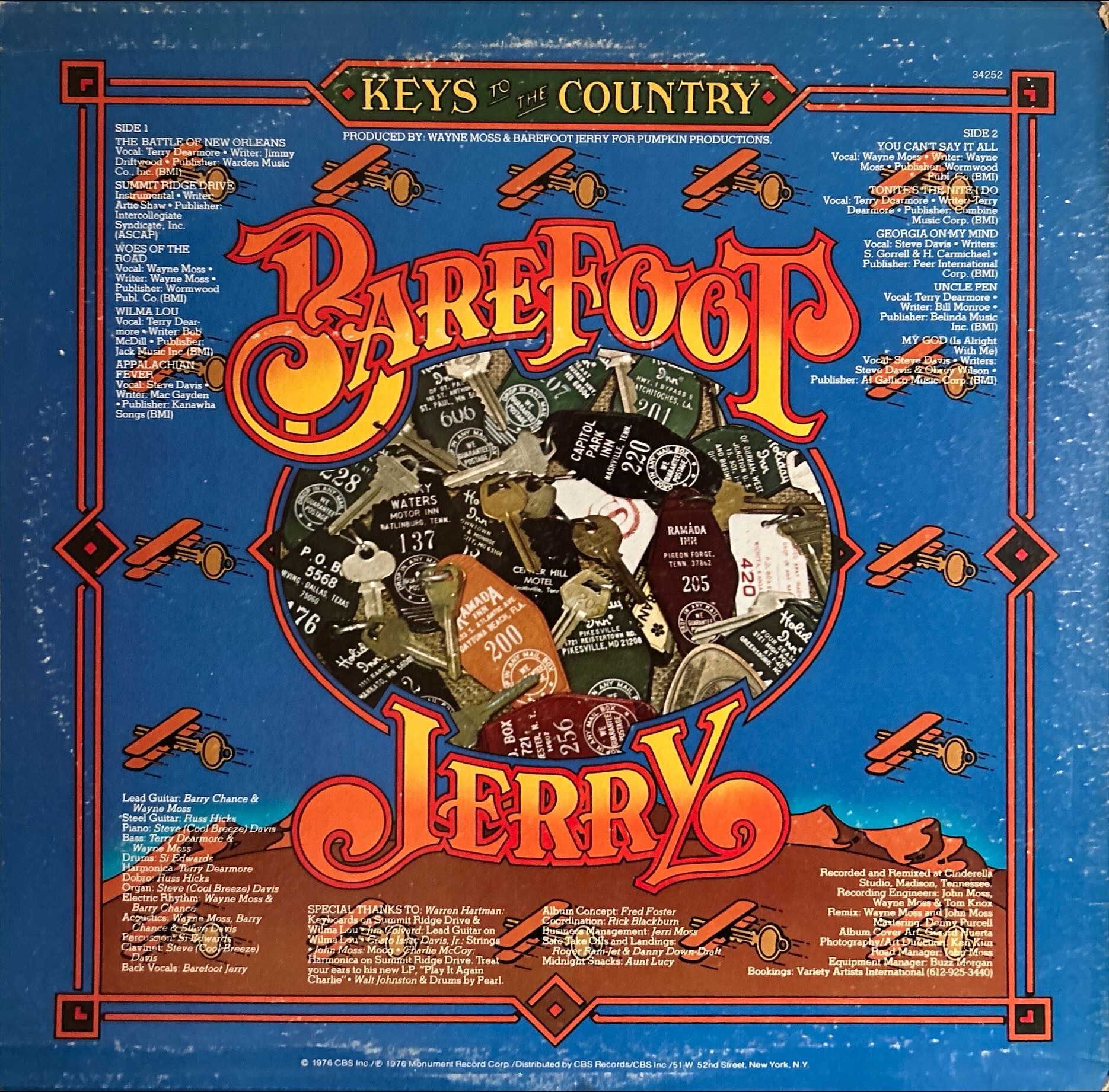 Barefoot Jerry - Keys To The Country