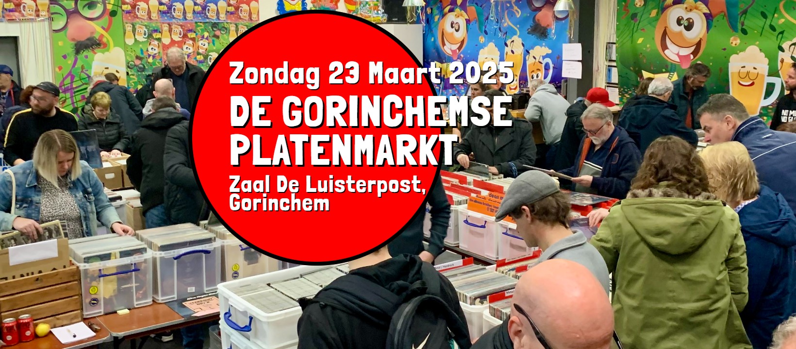 De gorinchemse platenmarkt Robbies records 23 Maart