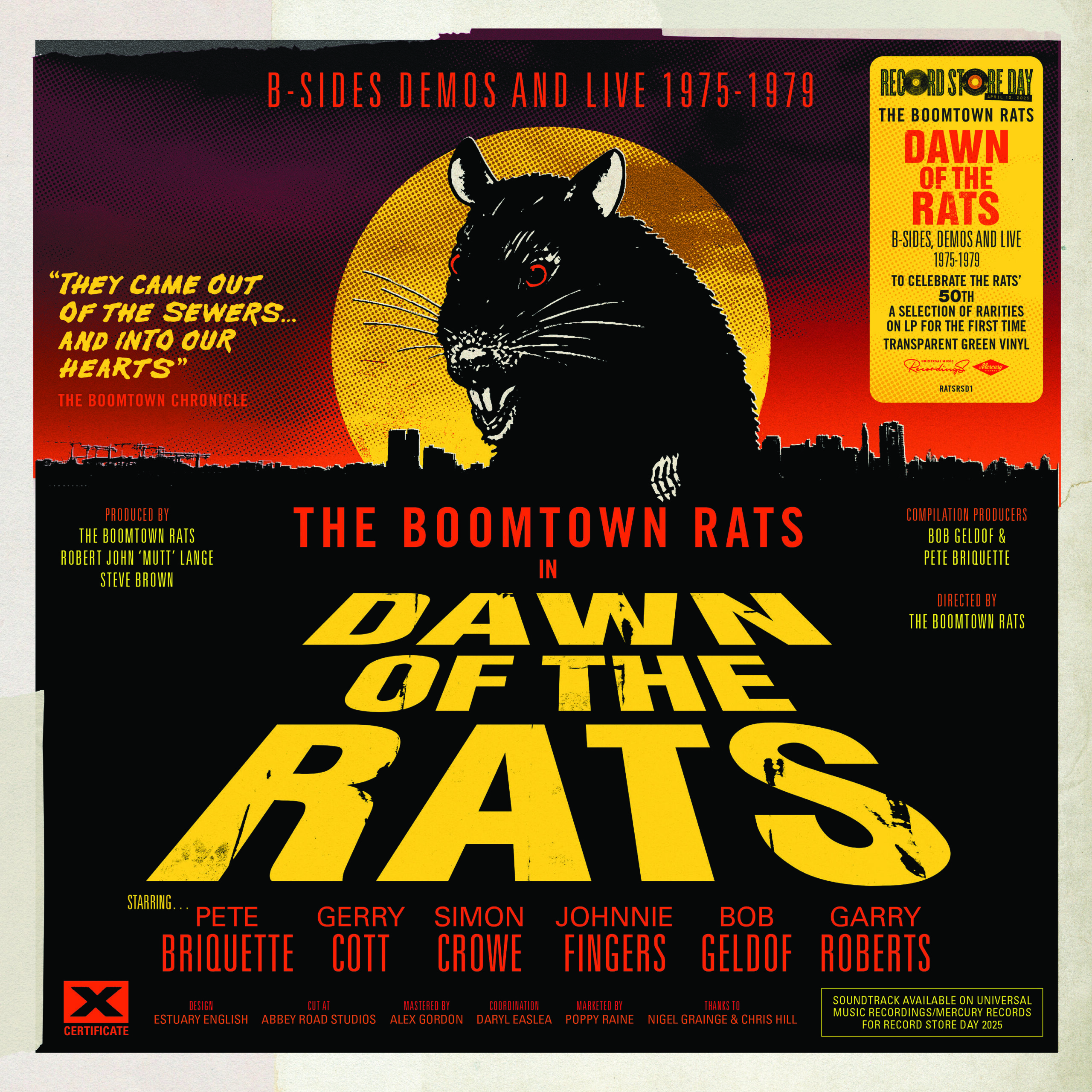 Boomtown Rats, The - Dawn Of The Rats: B-Sides, Demos And Live 1975-1979