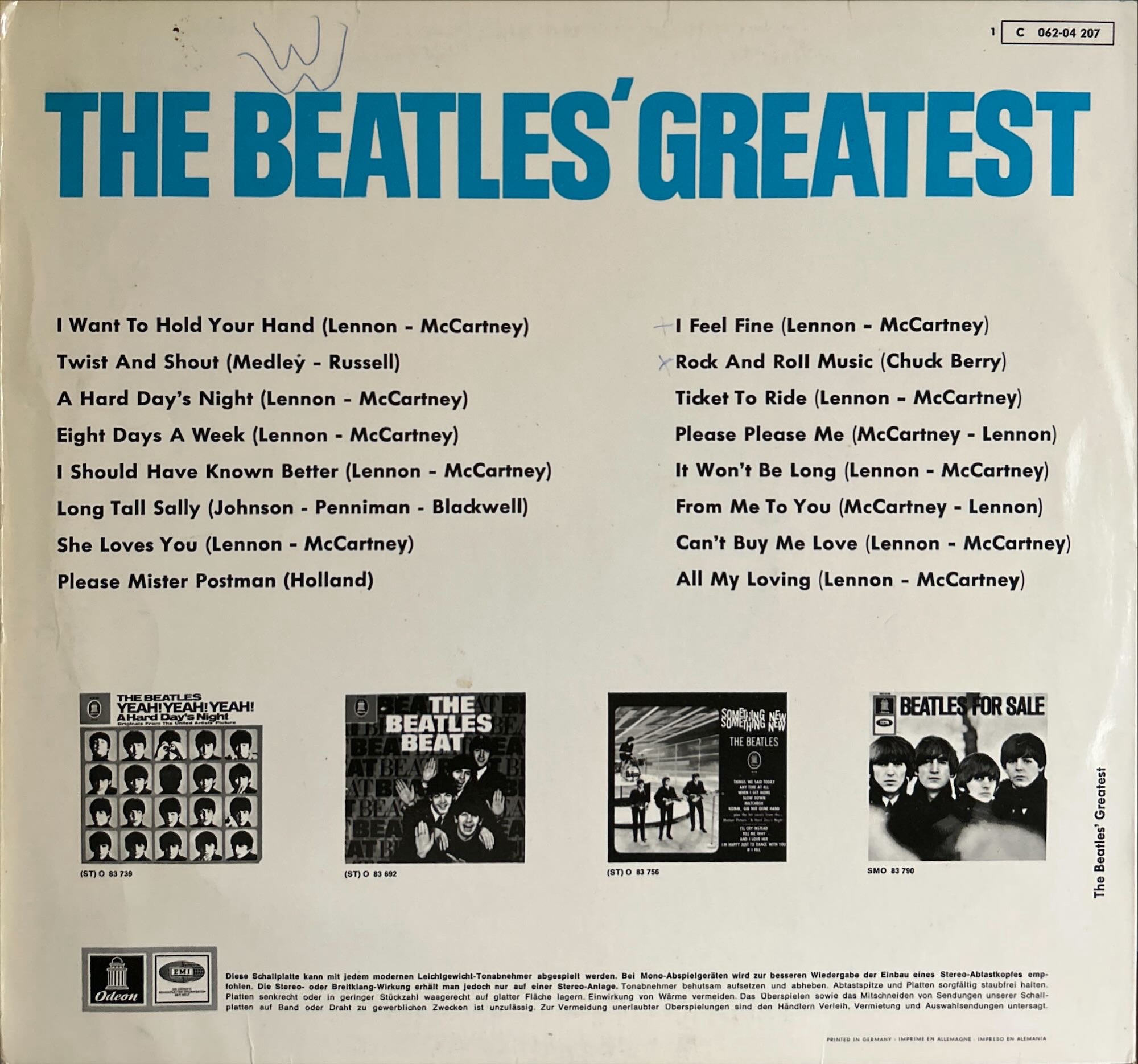Beatles, The - Beatles' Greatest, The