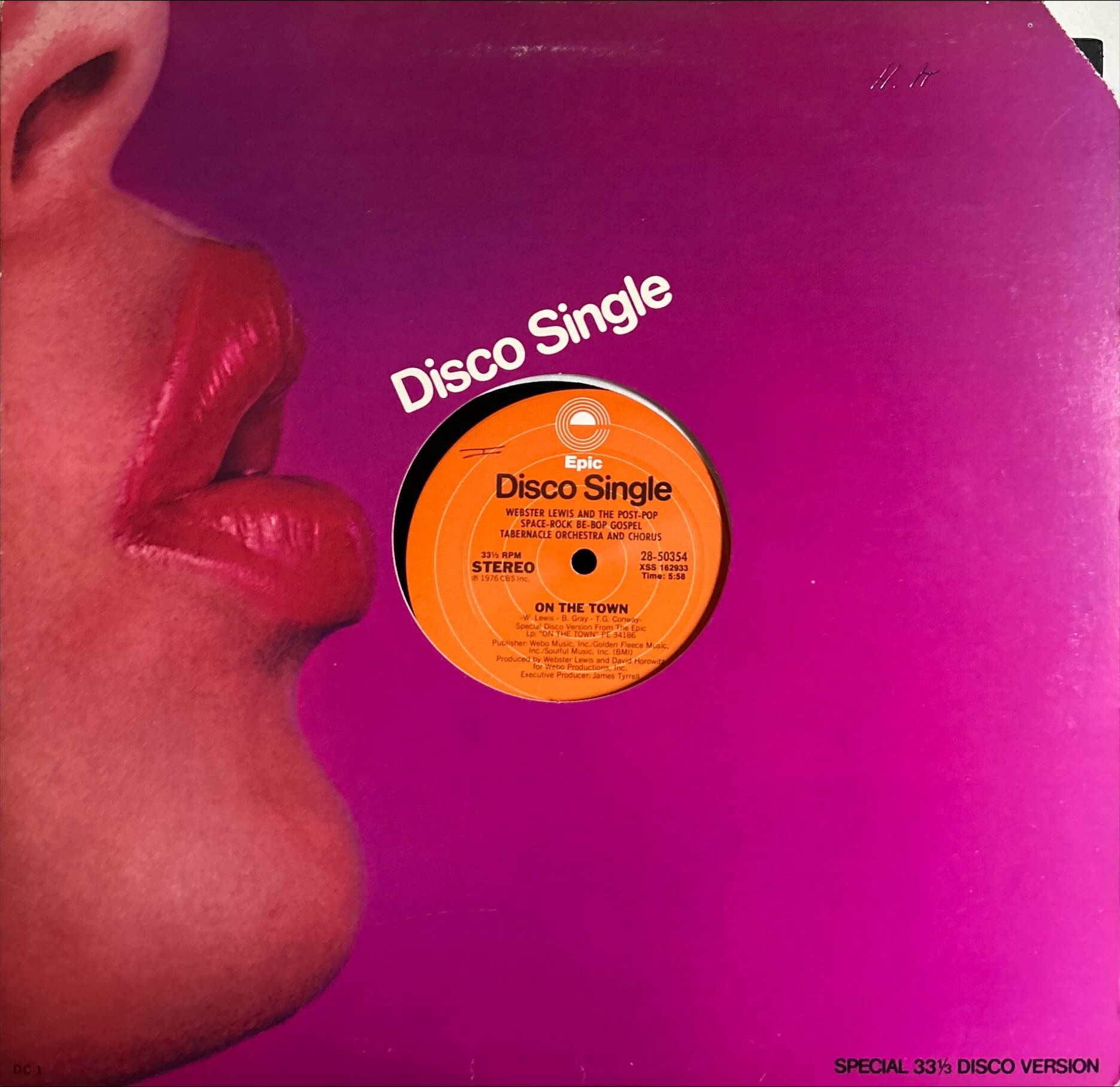 Webster Lewis And The Post-Pop Space-Rock Be-Bop Gospel Tabernacle Orchestra And Chorus - On The Town