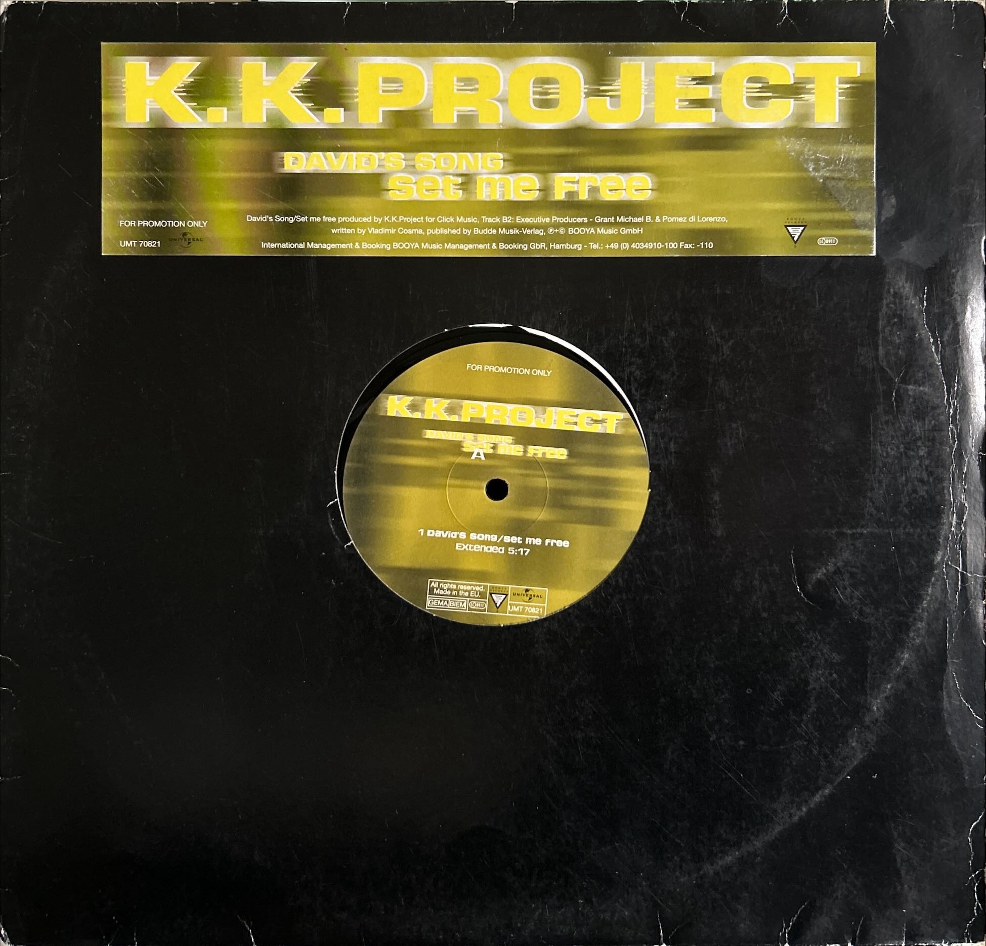 K.K.Project - David's Song (Set Me Free)