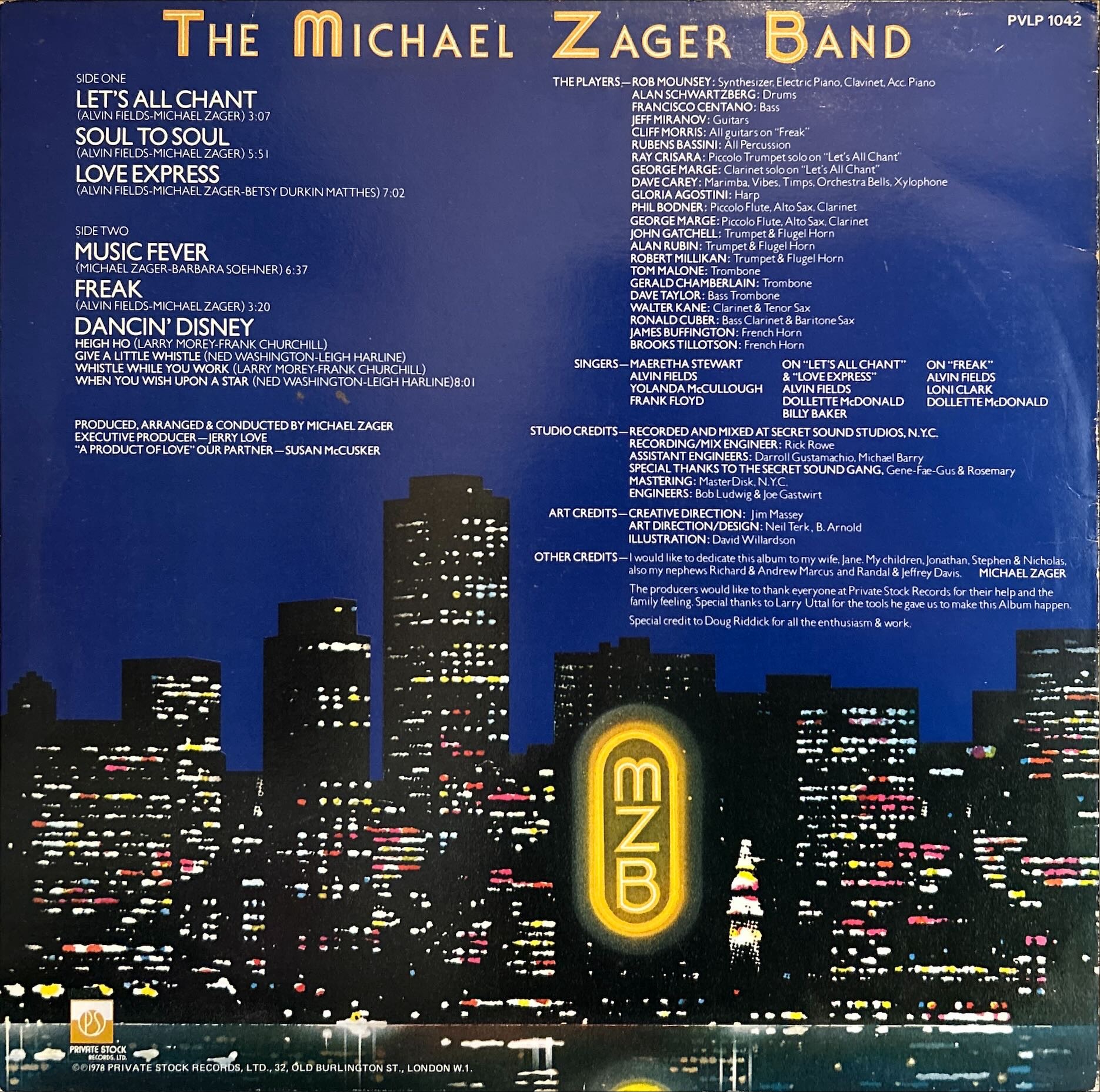 Michael Zager Band, The - Let's All Chant