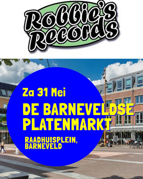 De Barneveldse platenmarkt - 31 Mei - Raadhuisplein Barneveld