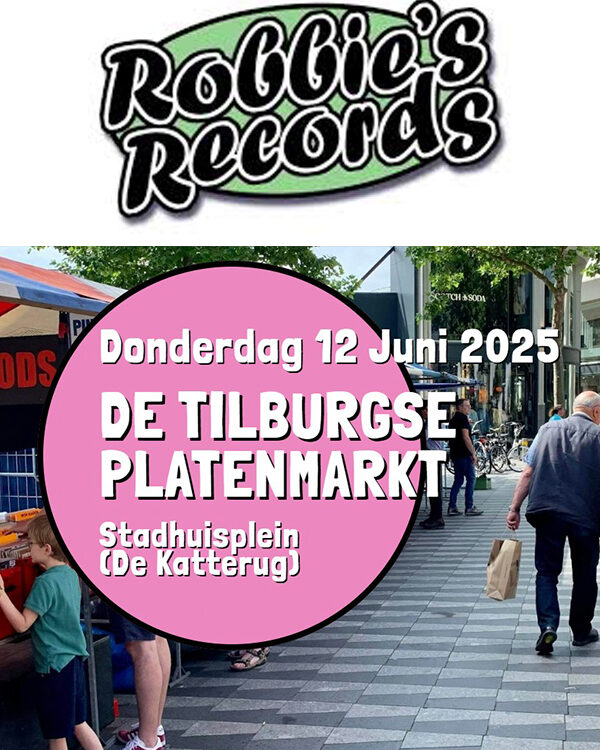 De Tilburgse Platenmarkt - 12 juni - Stadhuisplein Tilburg