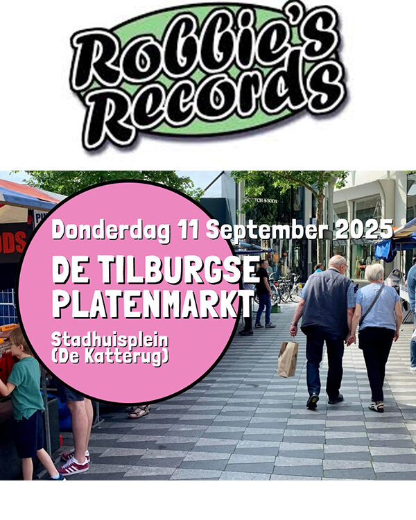 De Tilburgse platenmarkt - 11 september - Stadhuisplein Tilburg