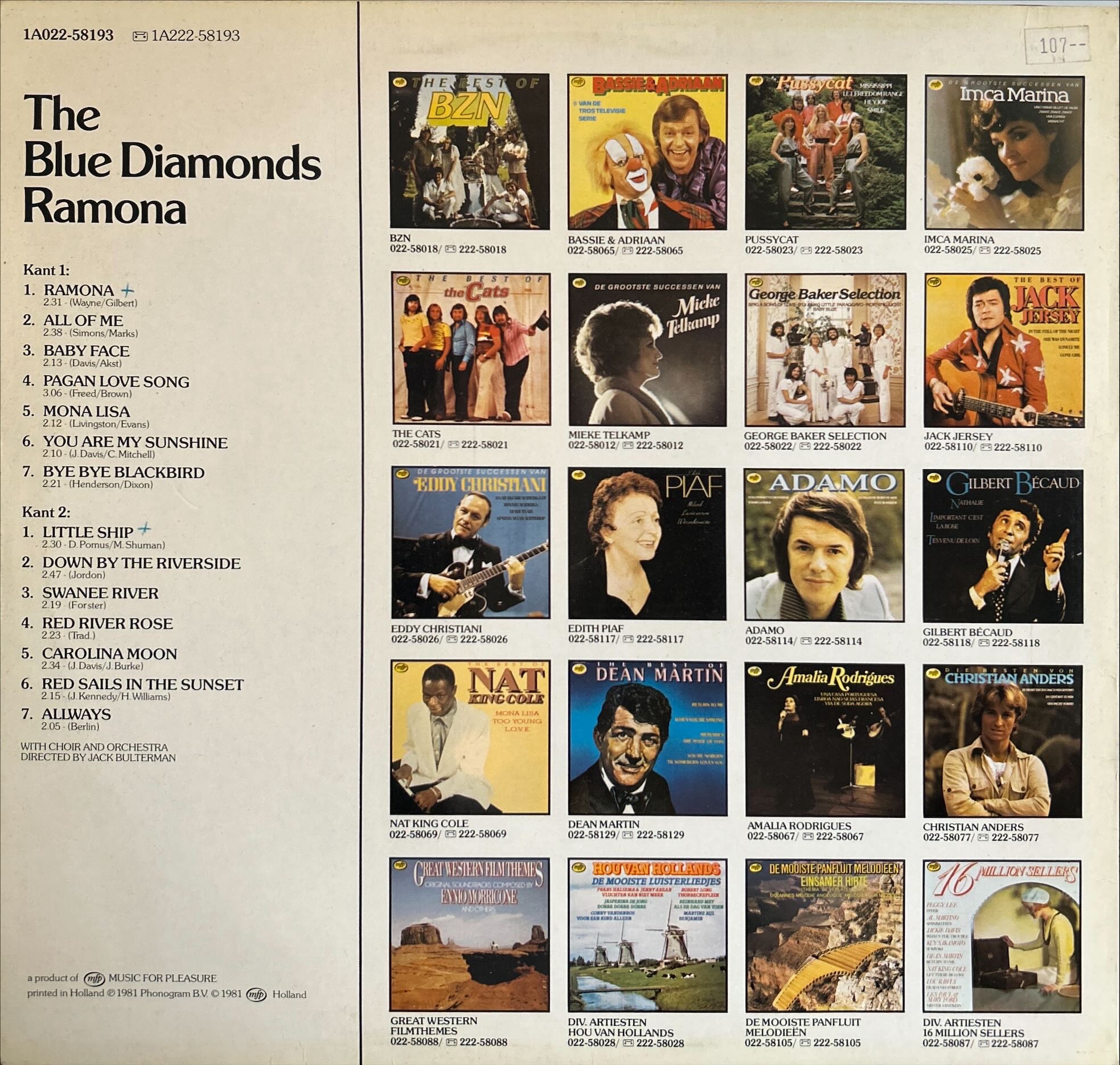 Blue Diamonds, The - Ramona