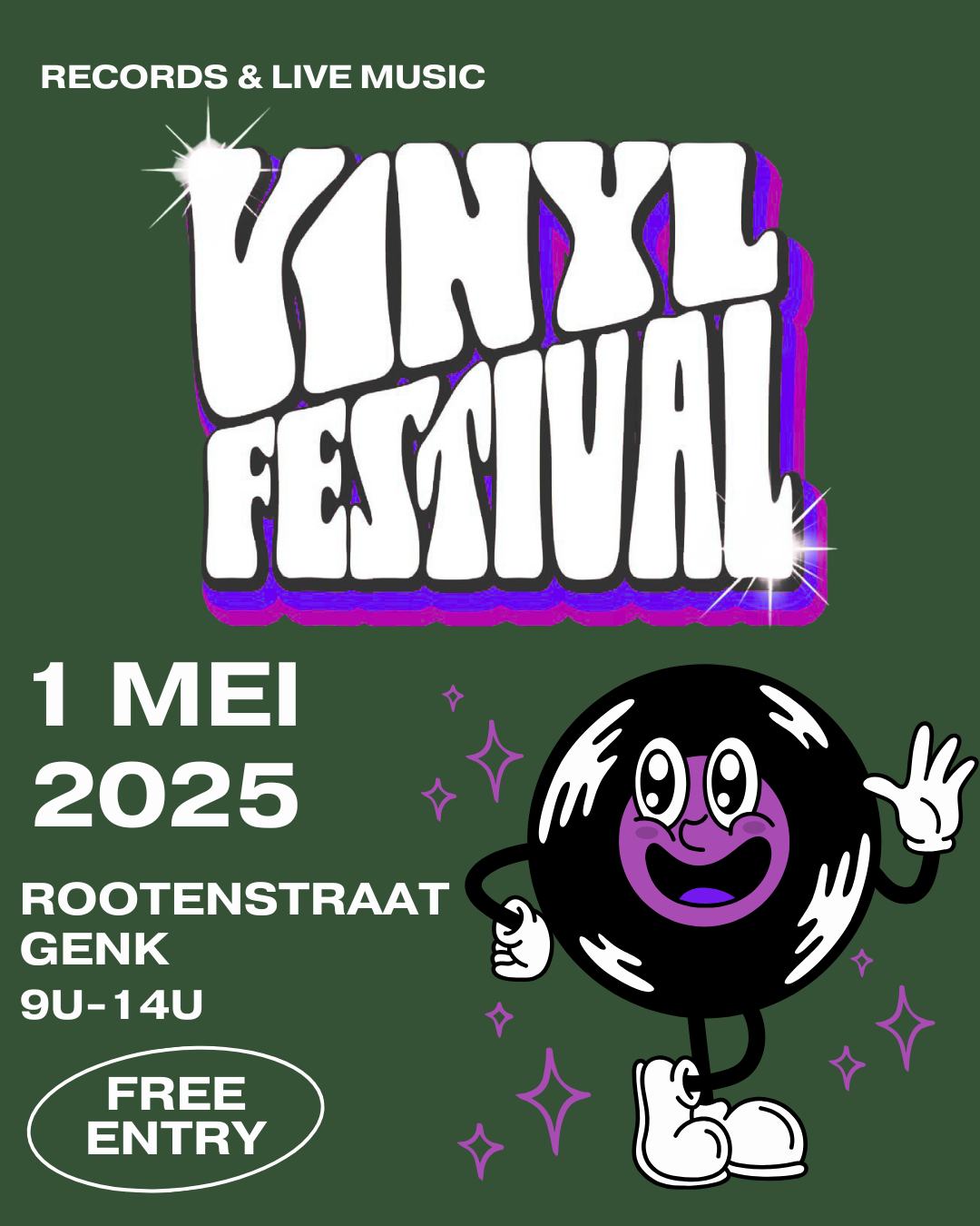 Vinyl Festival Genk - donderdag 1 mei 2025