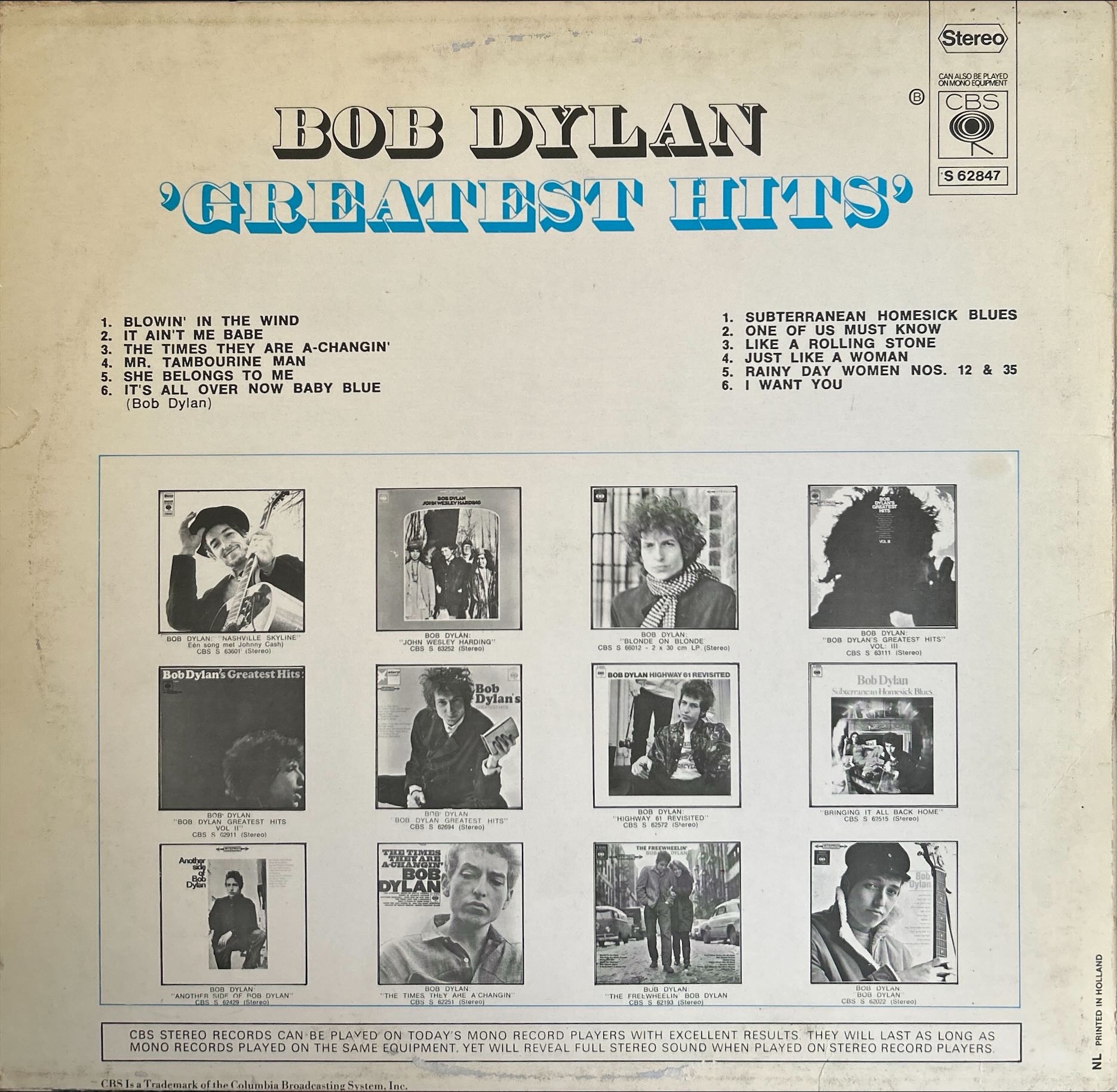 Bob Dylan - Greatest Hits