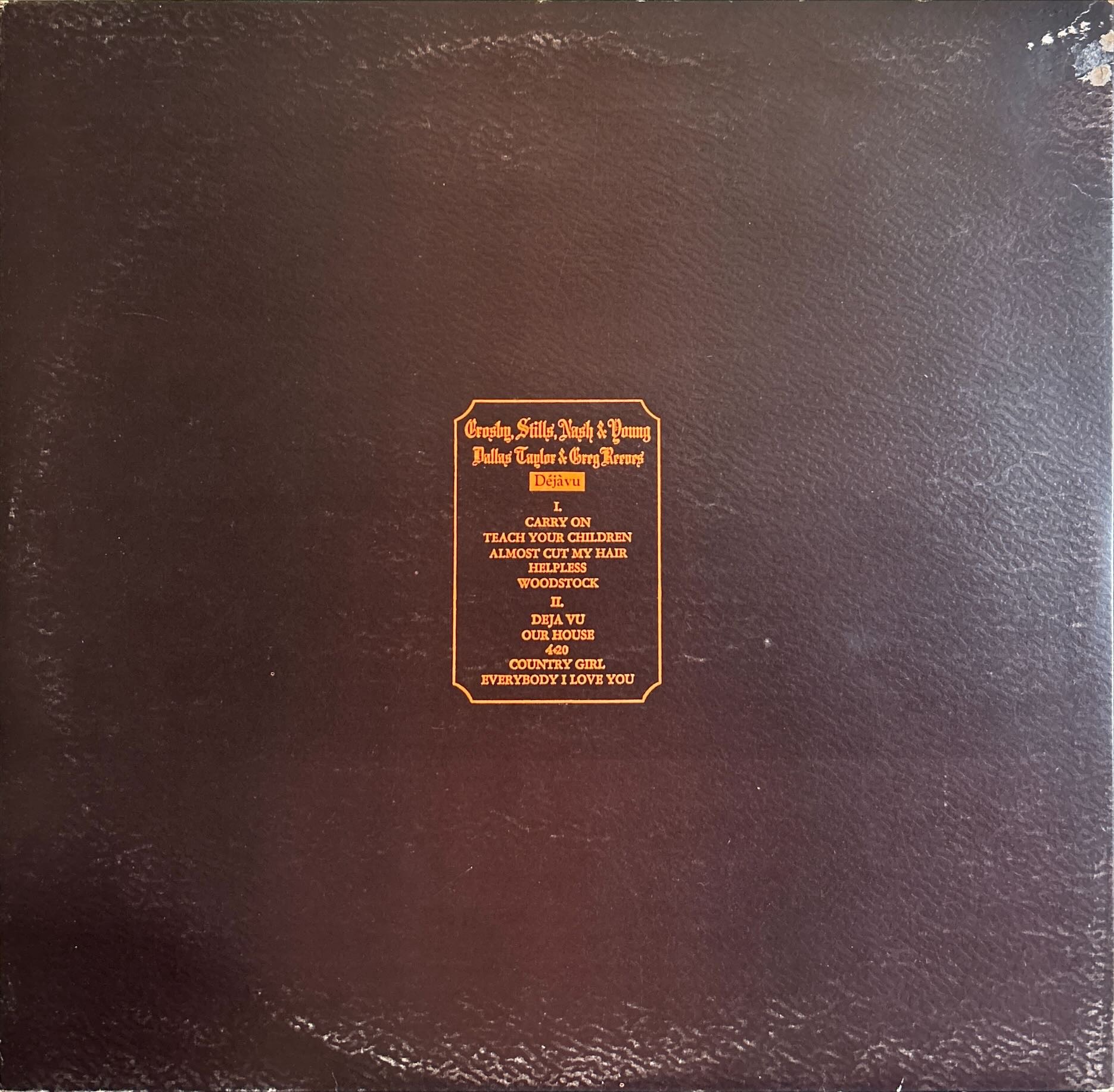 Crosby, Stills, Nash & Young - Deja Vu