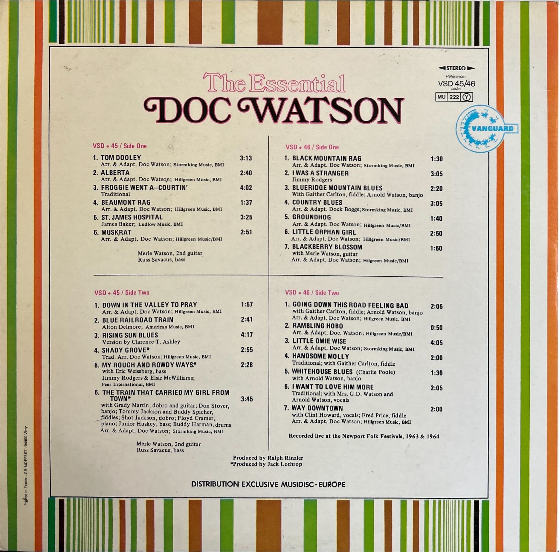 Doc Watson - Essential Doc Watson, The