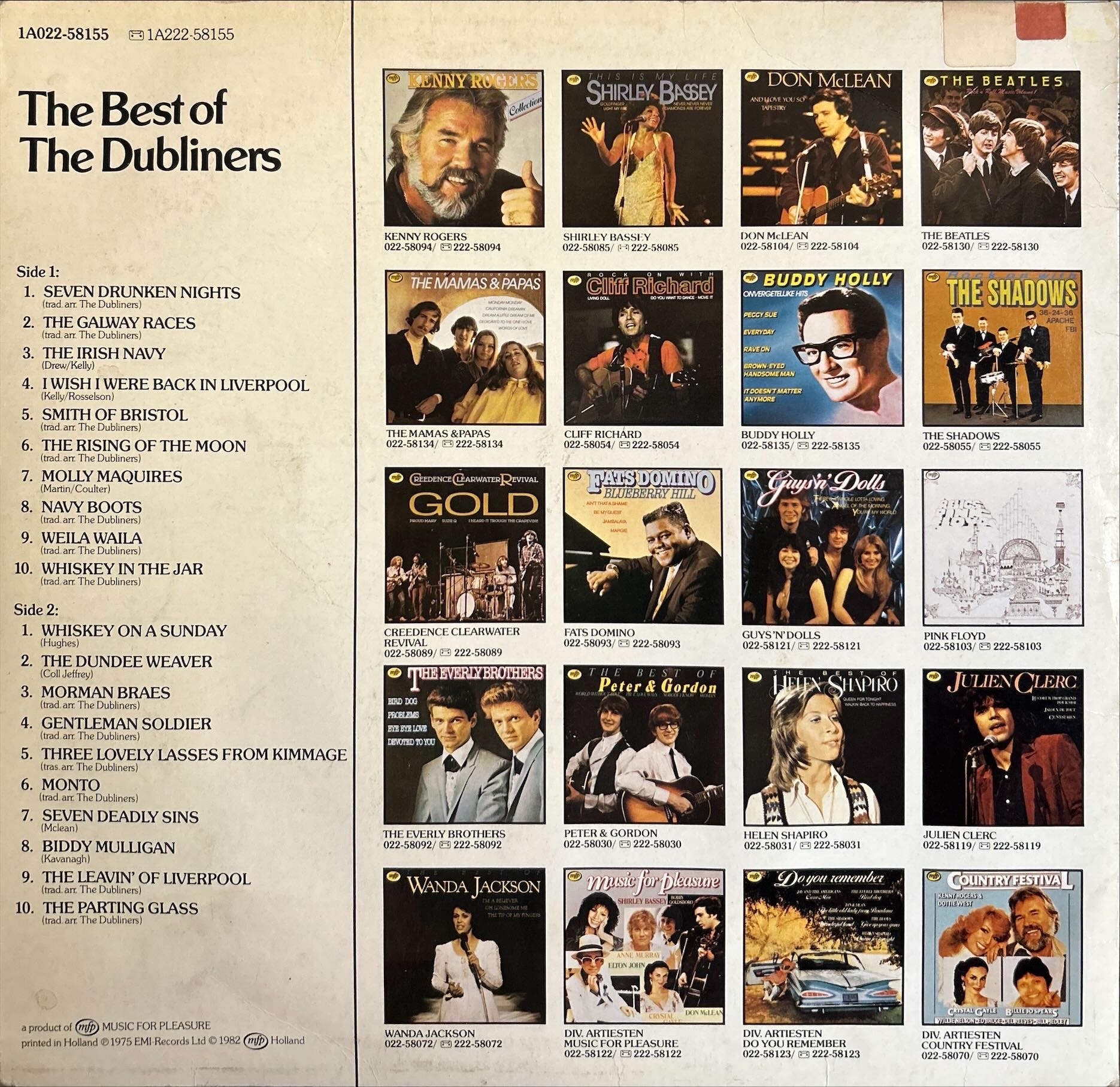 Dubliners, The - Best Of The Dubliners, The