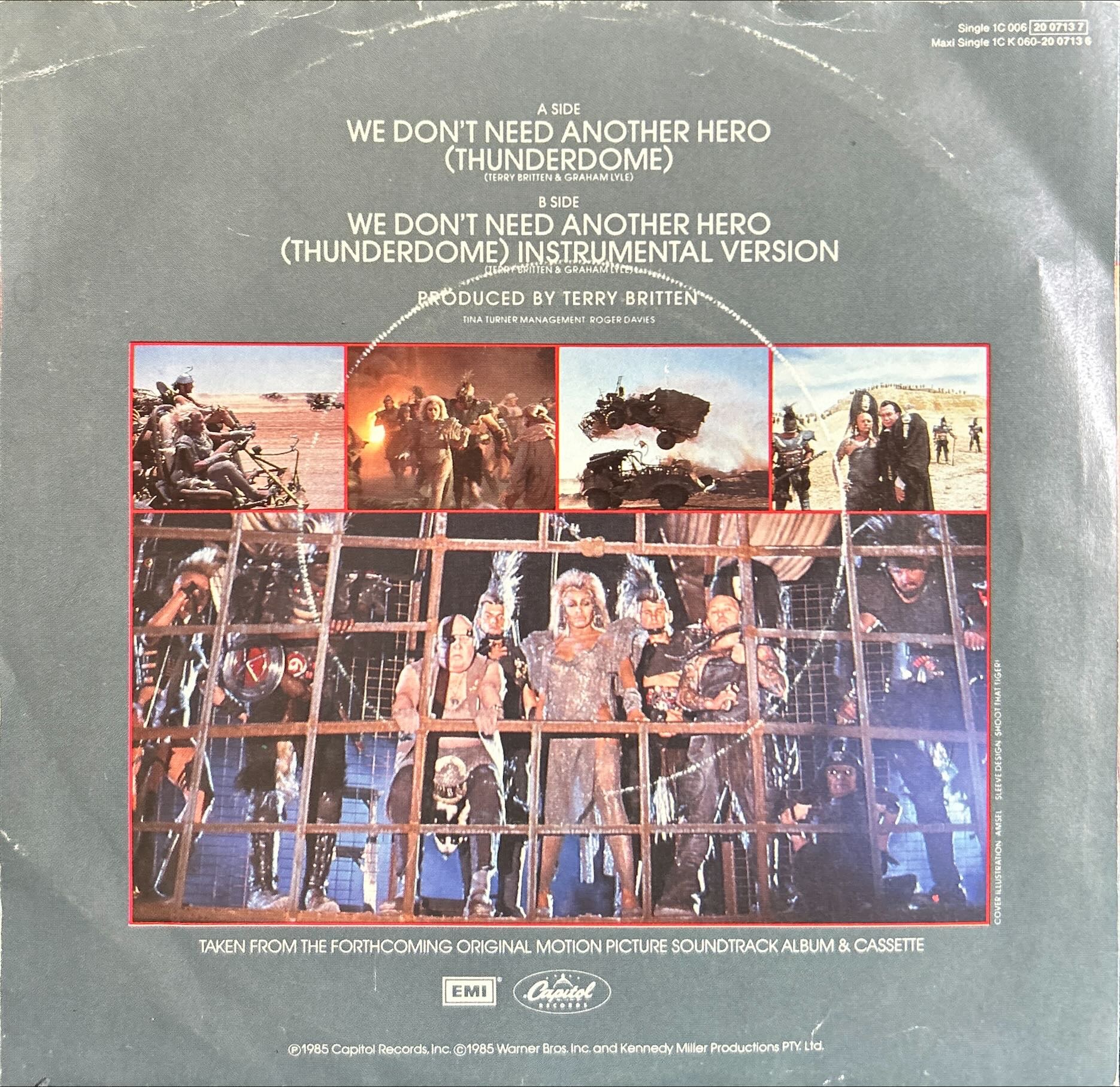 Tina Turner - We Don't Need Another Hero (Thunderdome)