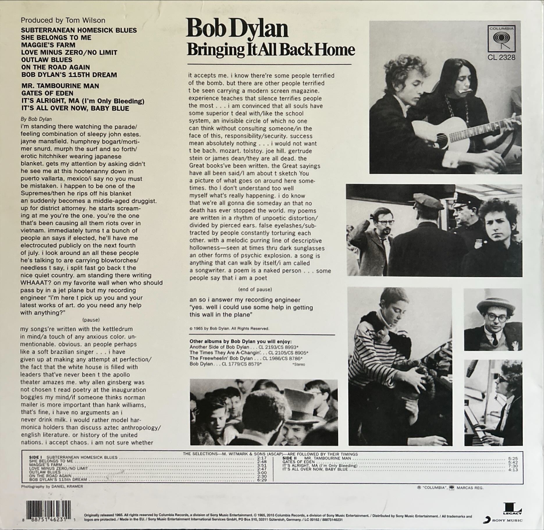 Bob Dylan - Bringing It All Back Home