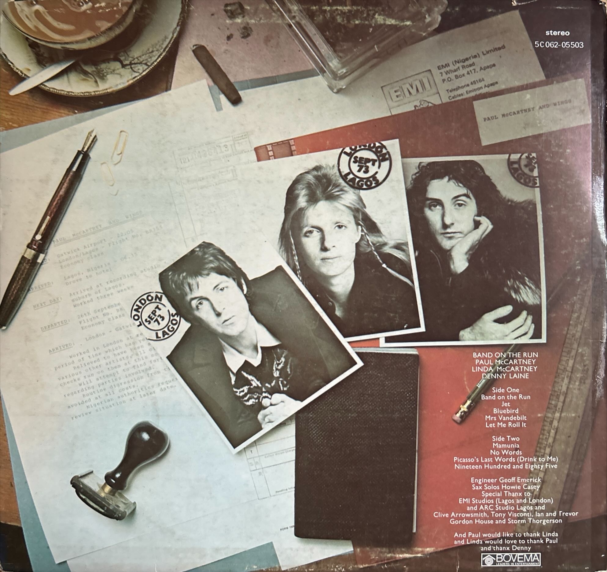 Paul McCartney & Wings - Band On The Run