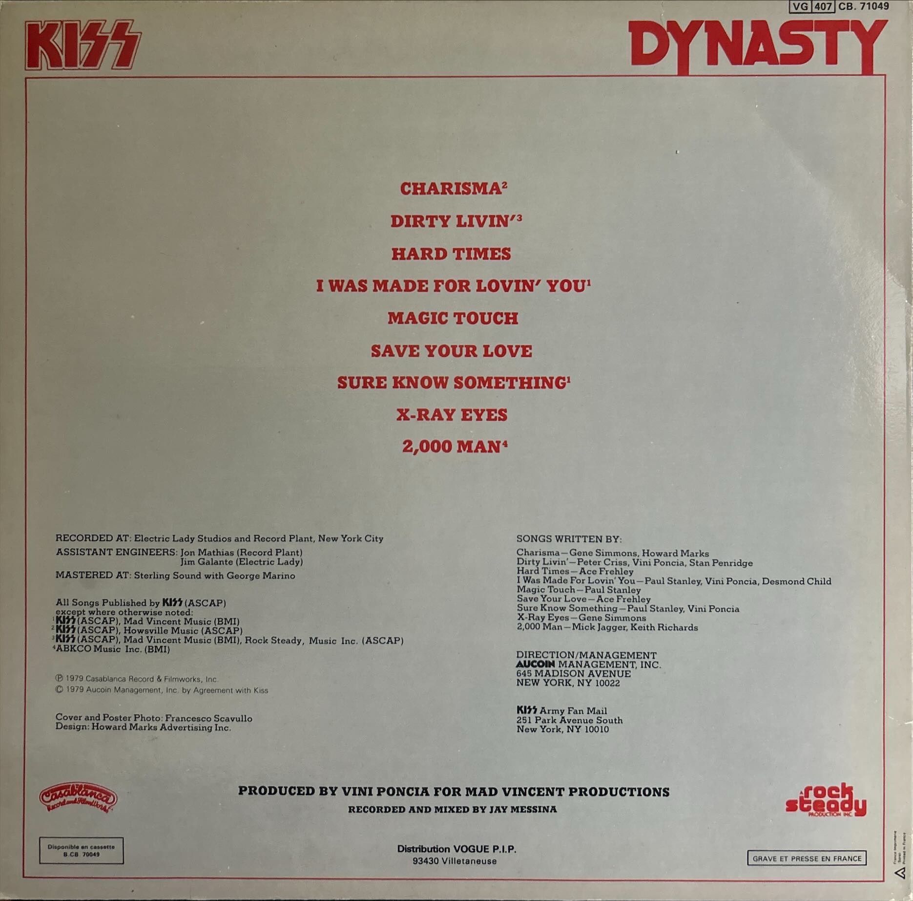 Kiss - Dynasty