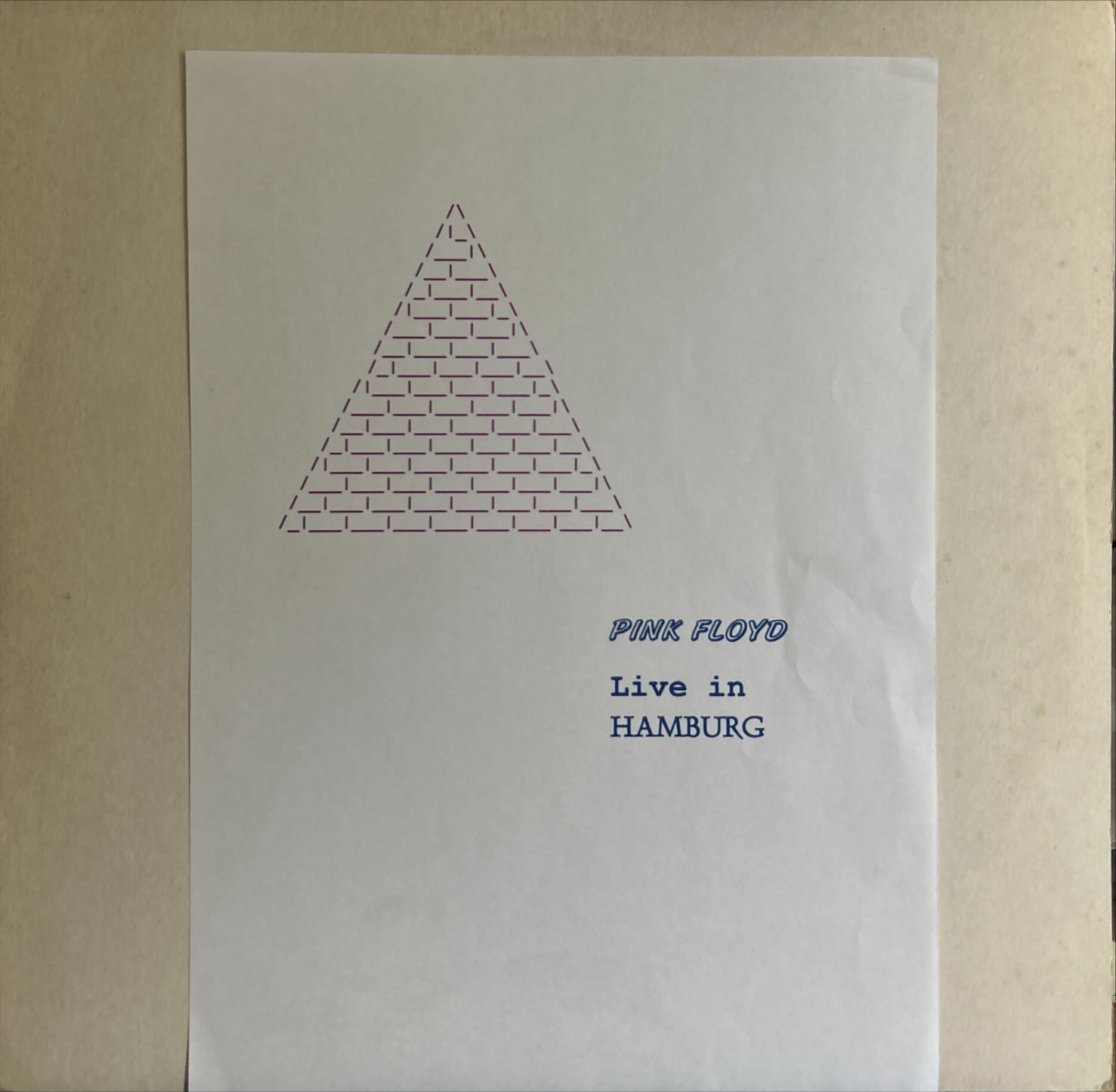 Pink Floyd - Live in Hamburg Bootleg