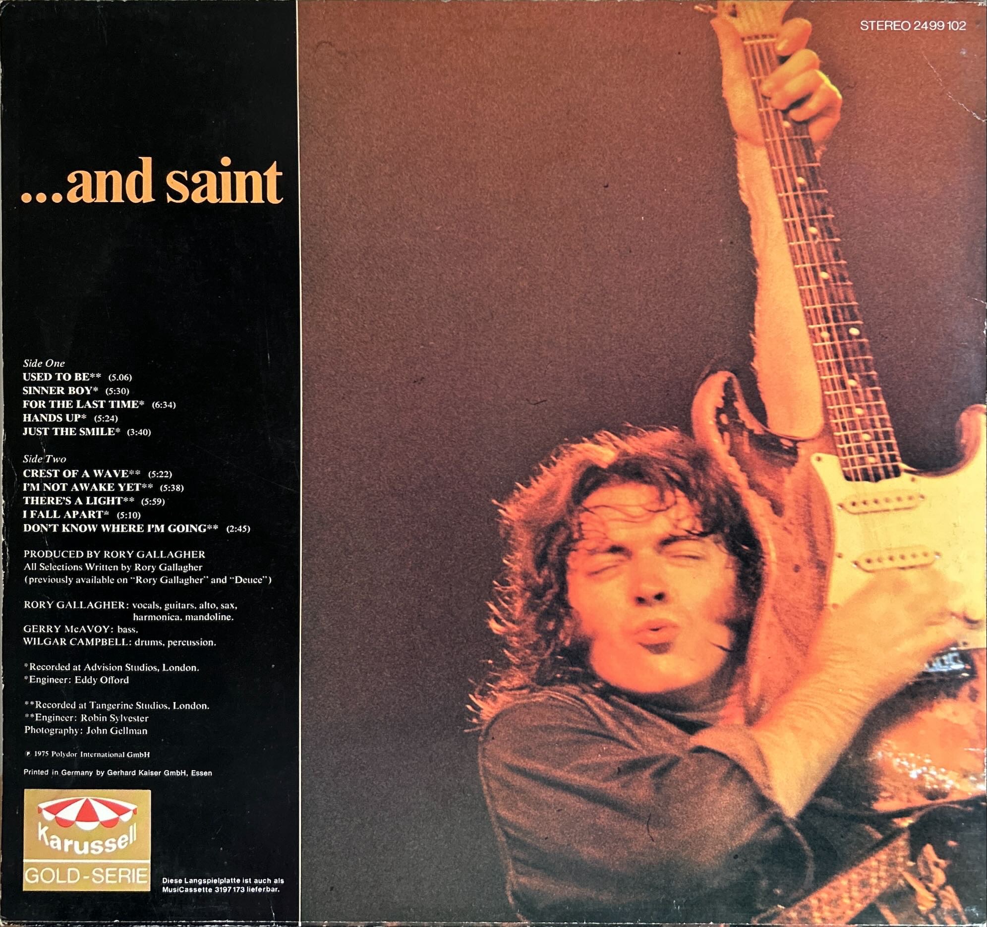 Rory Gallagher - Sinner... And Saint