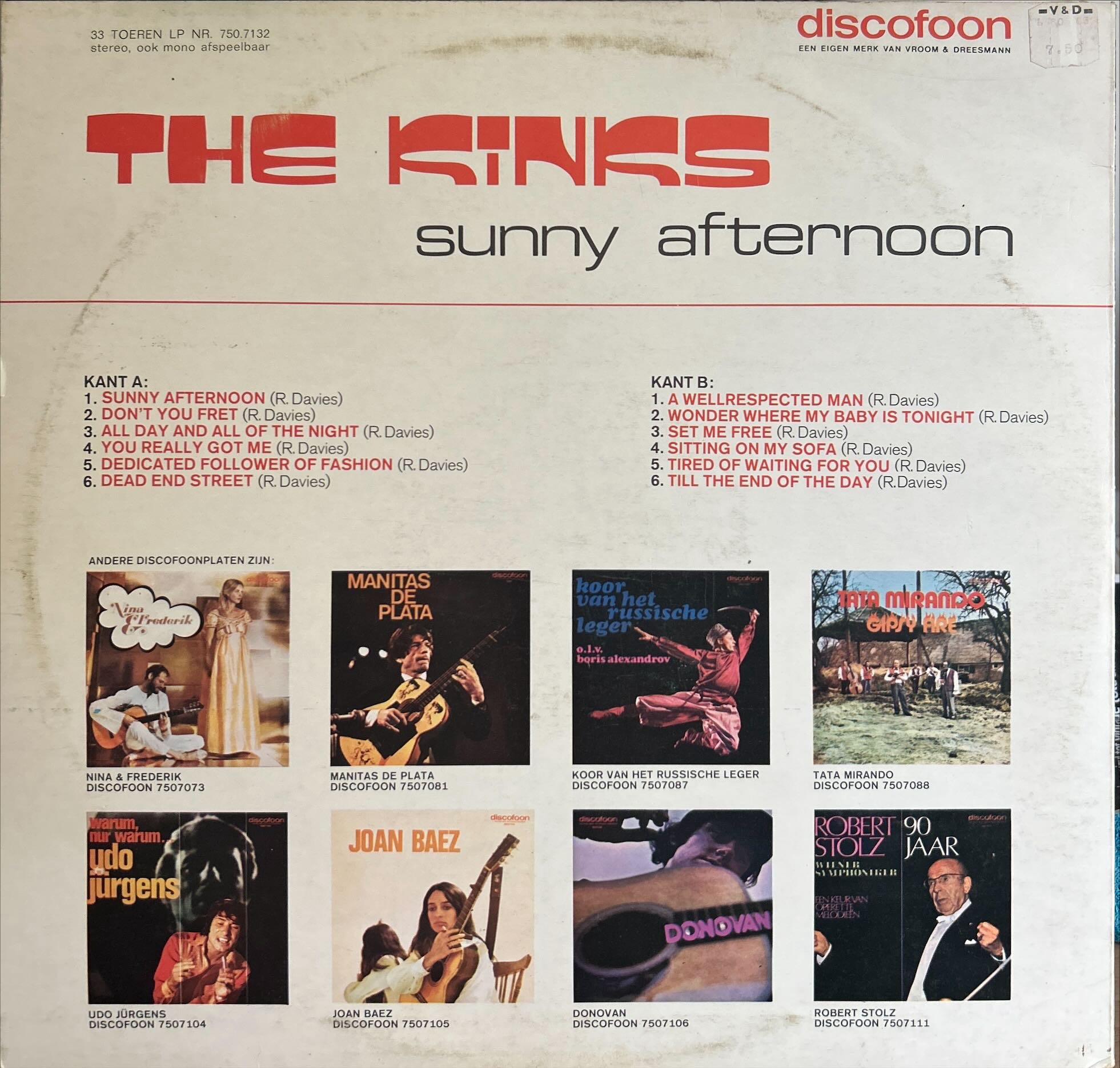 Kinks, The - Sunny Afternoon