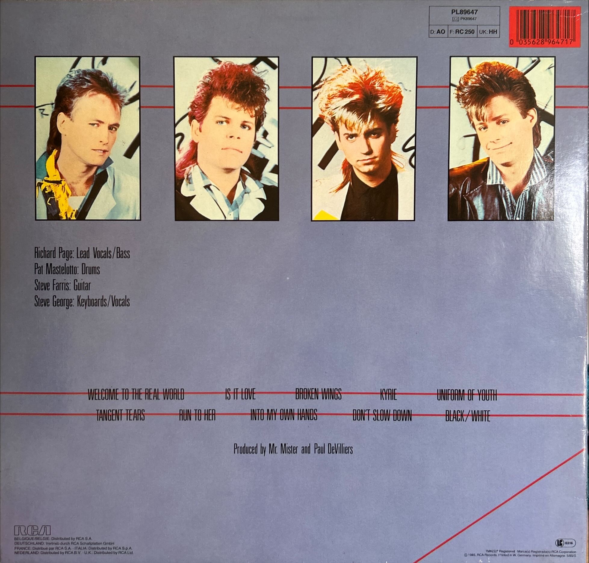 Mr. Mister - Welcome To The Real World
