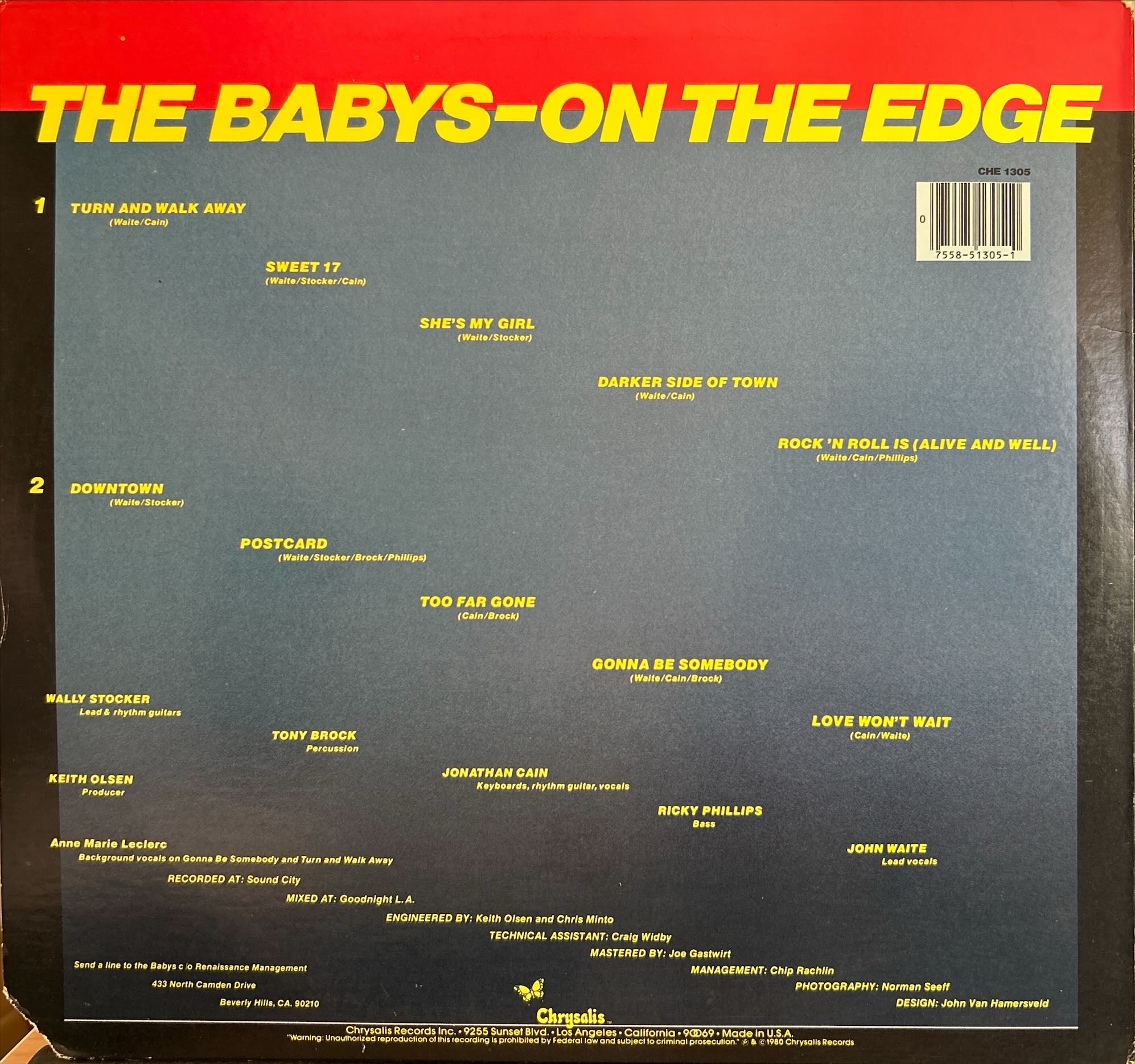 Babys, The - On The Edge