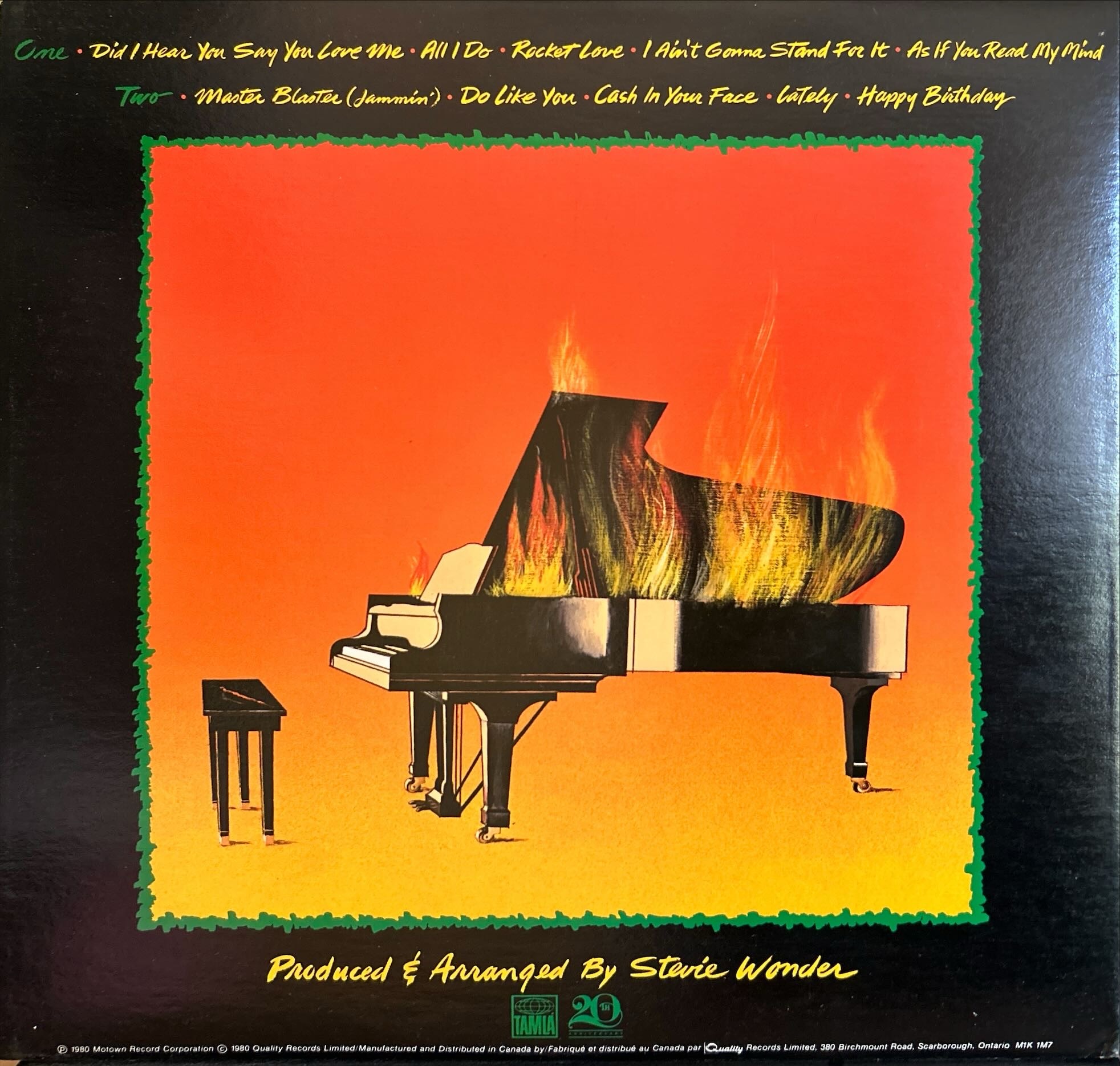 Stevie Wonder - Hotter Than July