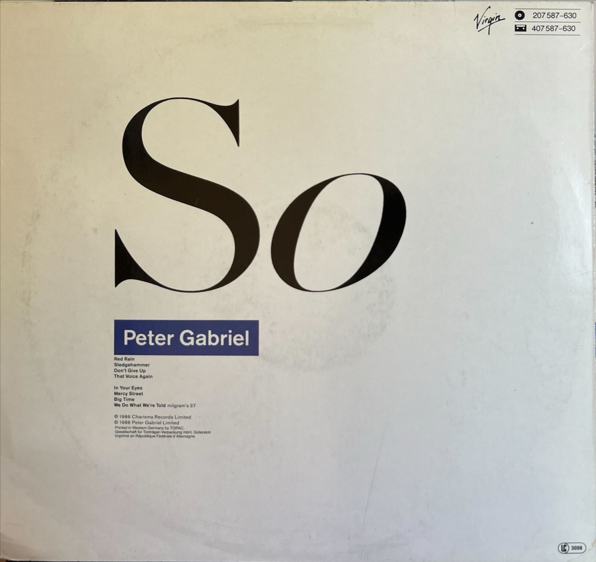 Peter Gabriel - So